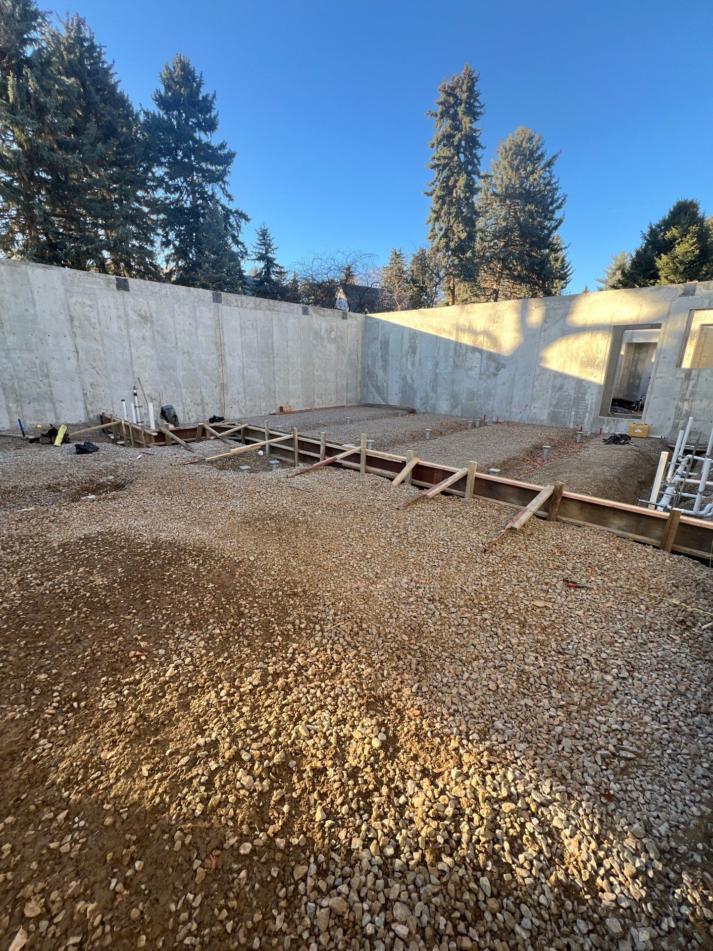 Concrete Patios, Driveways, Sidewalks using concrete by Cain Construction