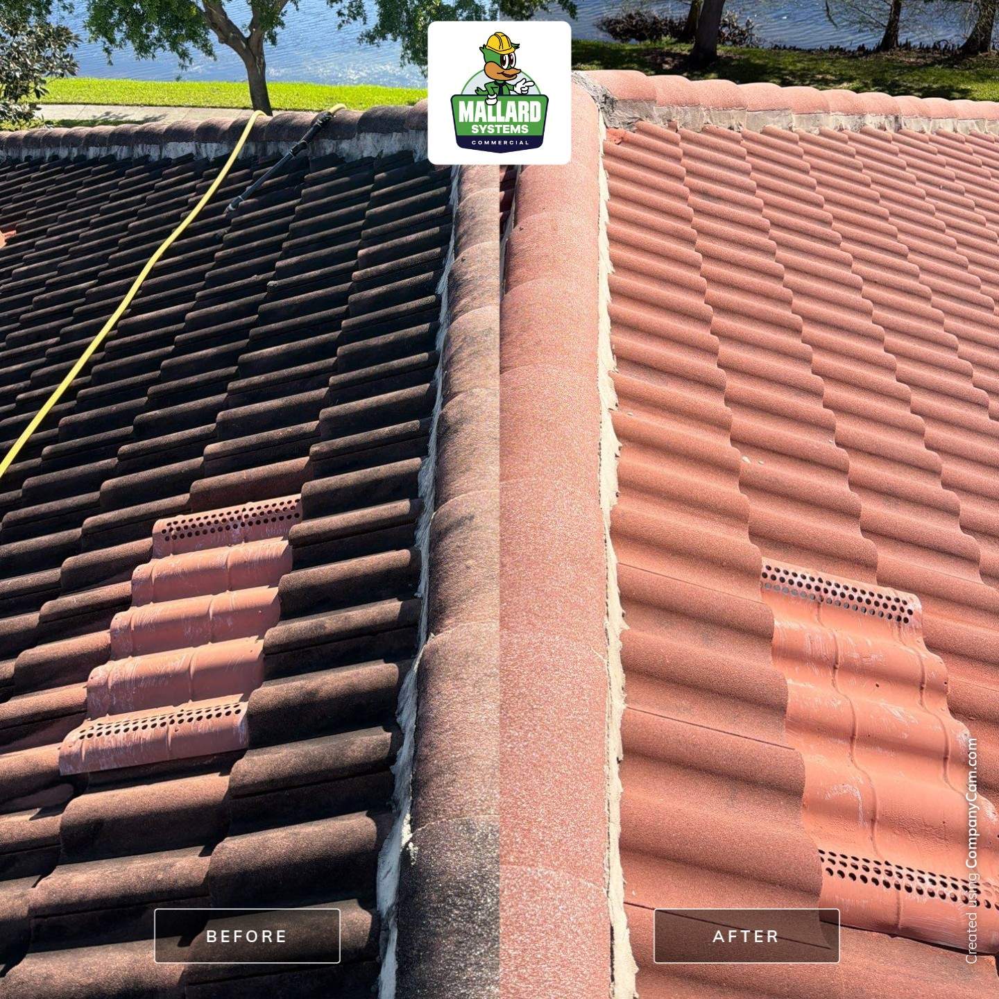 Barrel Tile Clean & Seal by Mallard Systems