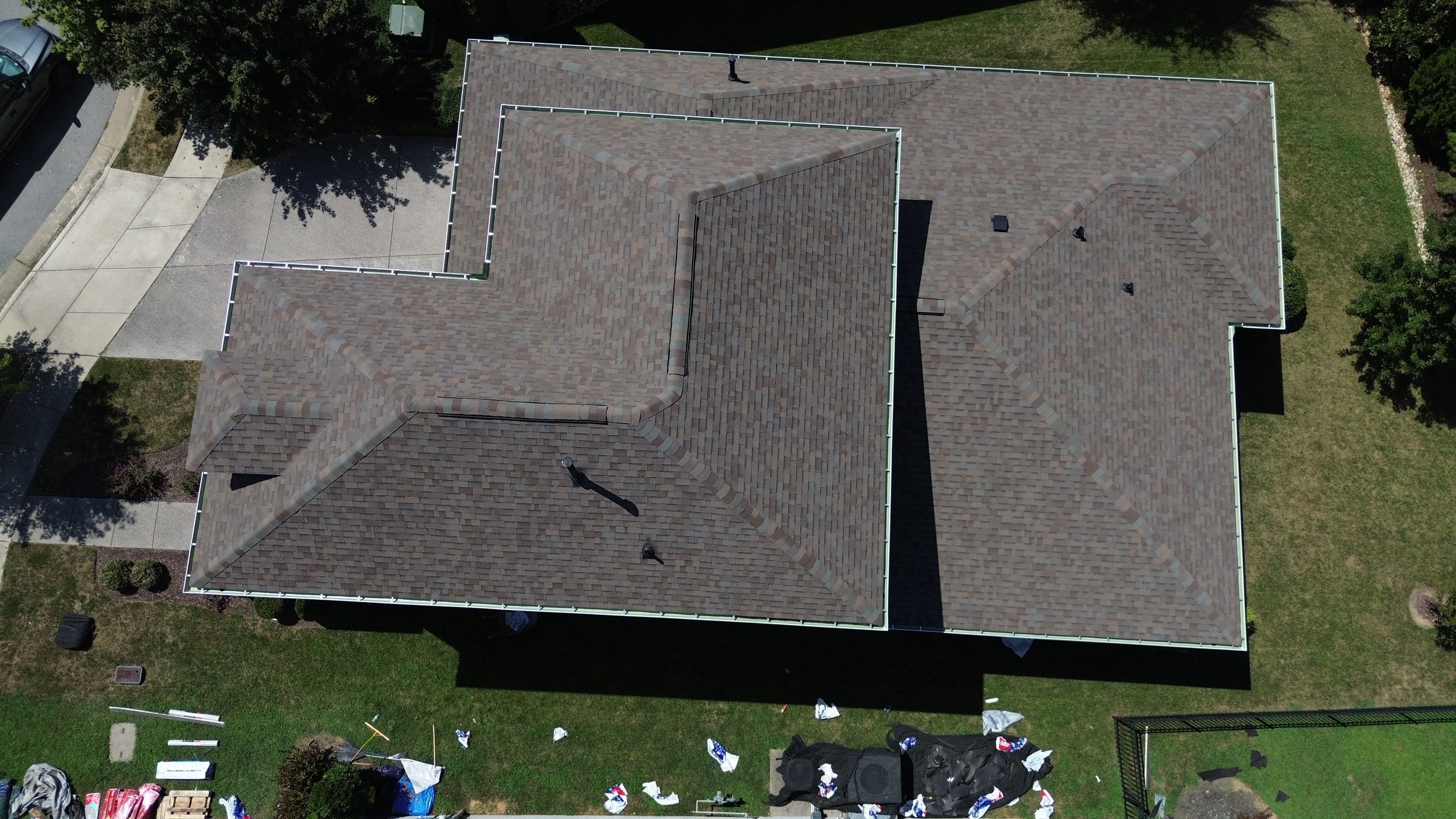 Architectural Shingle and Metal Roof Replacement in Franklin by Shinglesmiths Roofing