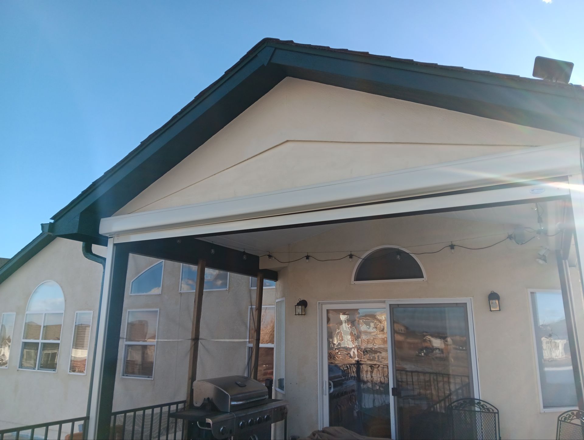 Motorized Screens using Progressive MagnaTrack Screens by Outdoor Solutions Colorado