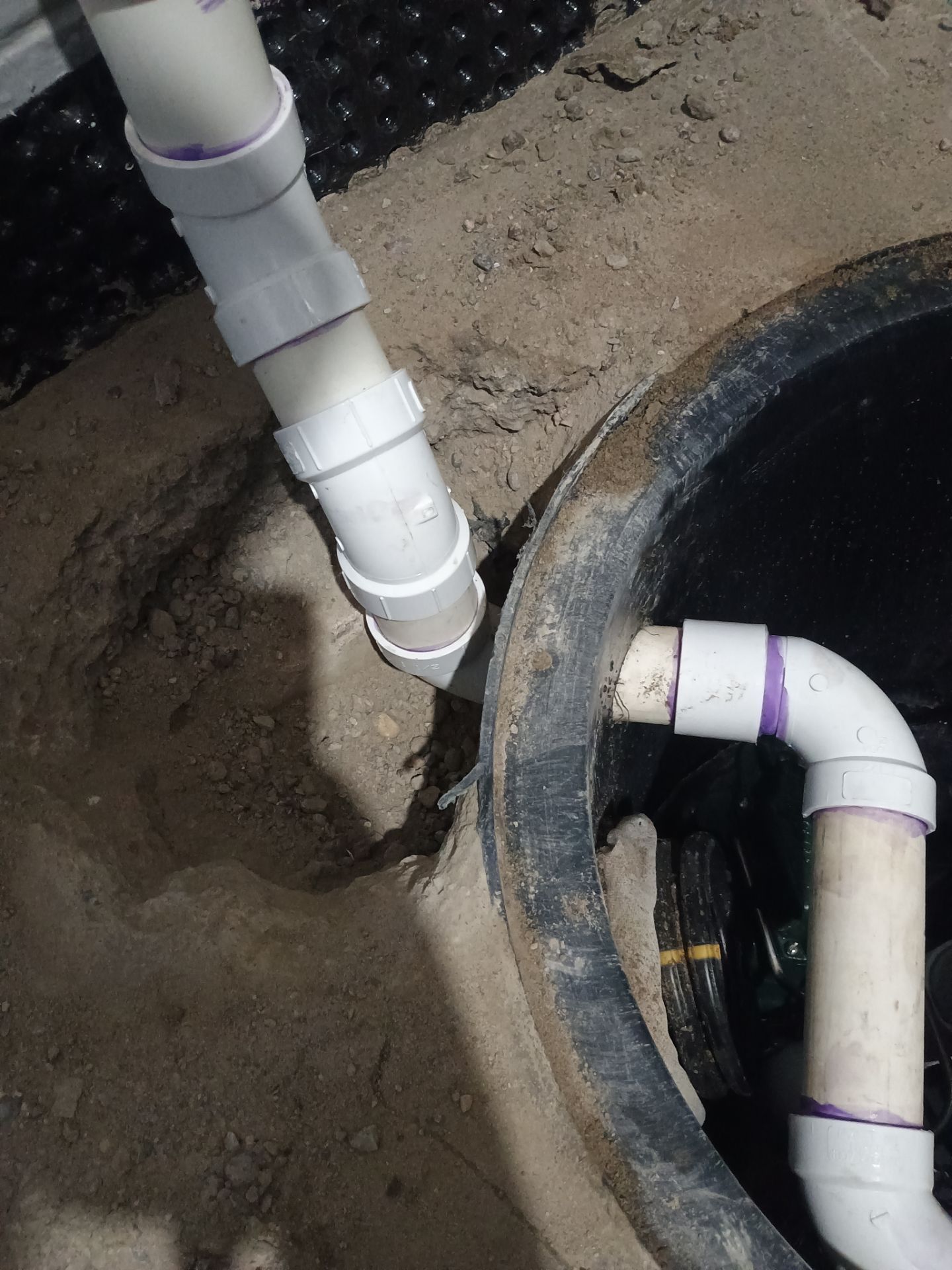 Drain Tile, Sump Pump & Buried Discharge in Columbia Heights by Waterproofing Northeast
