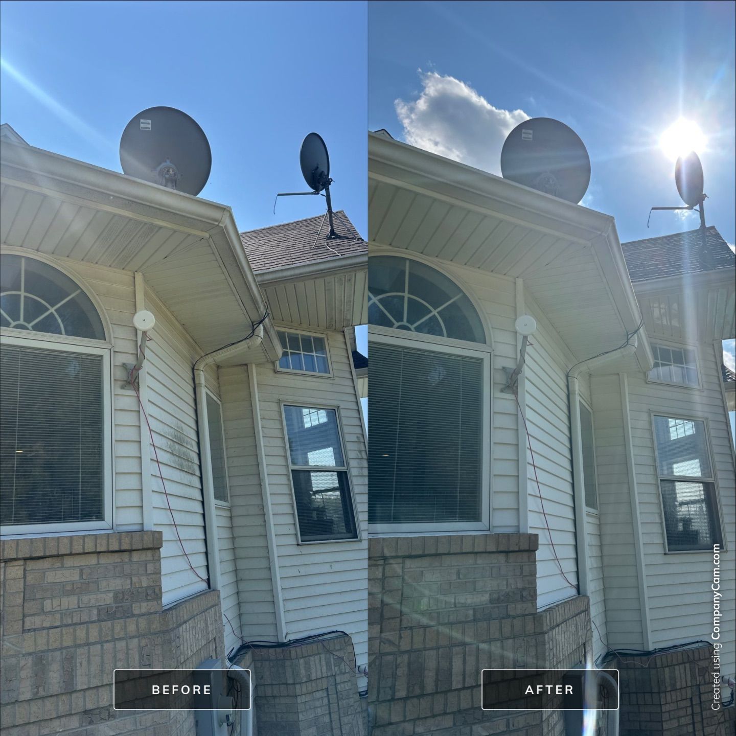 Project in McHenry by Simmons Power & Soft Washing