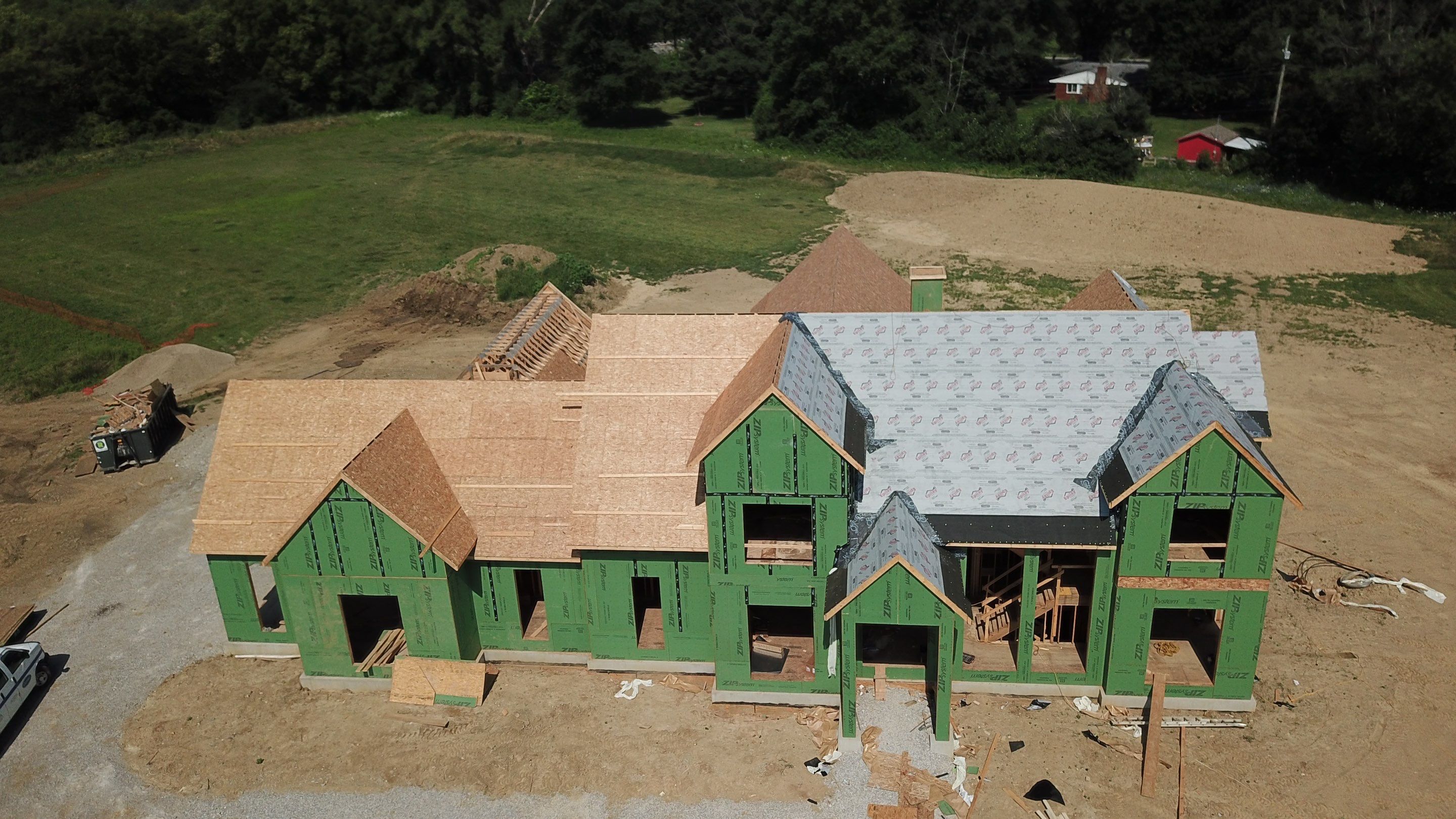 Residential Roofing Installation using Standing Seam Metal - Frost Black by RoofX 