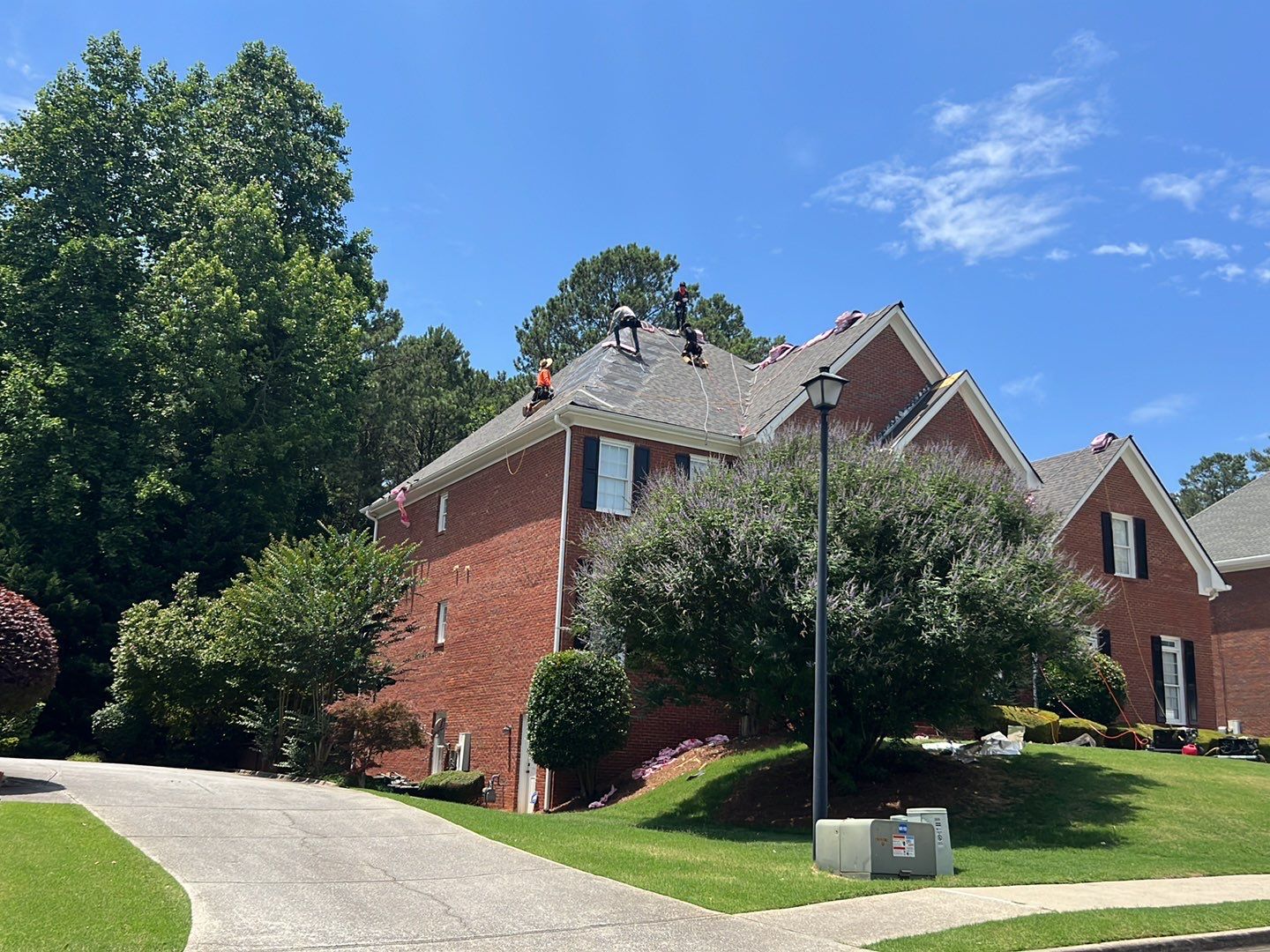 Residential Roofing Installation using Owens Corning Duration Total Protection Roofing System by NBS Roofing, Inc.