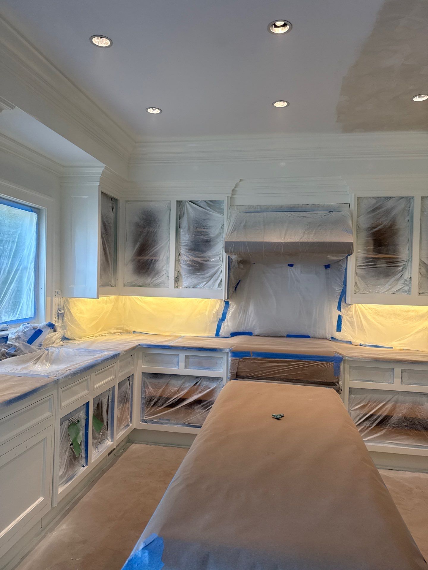 Water Damage Repairs in Luxury Kitchen and Primary Bathroom by Fox Hill Luxury Real Estate Services