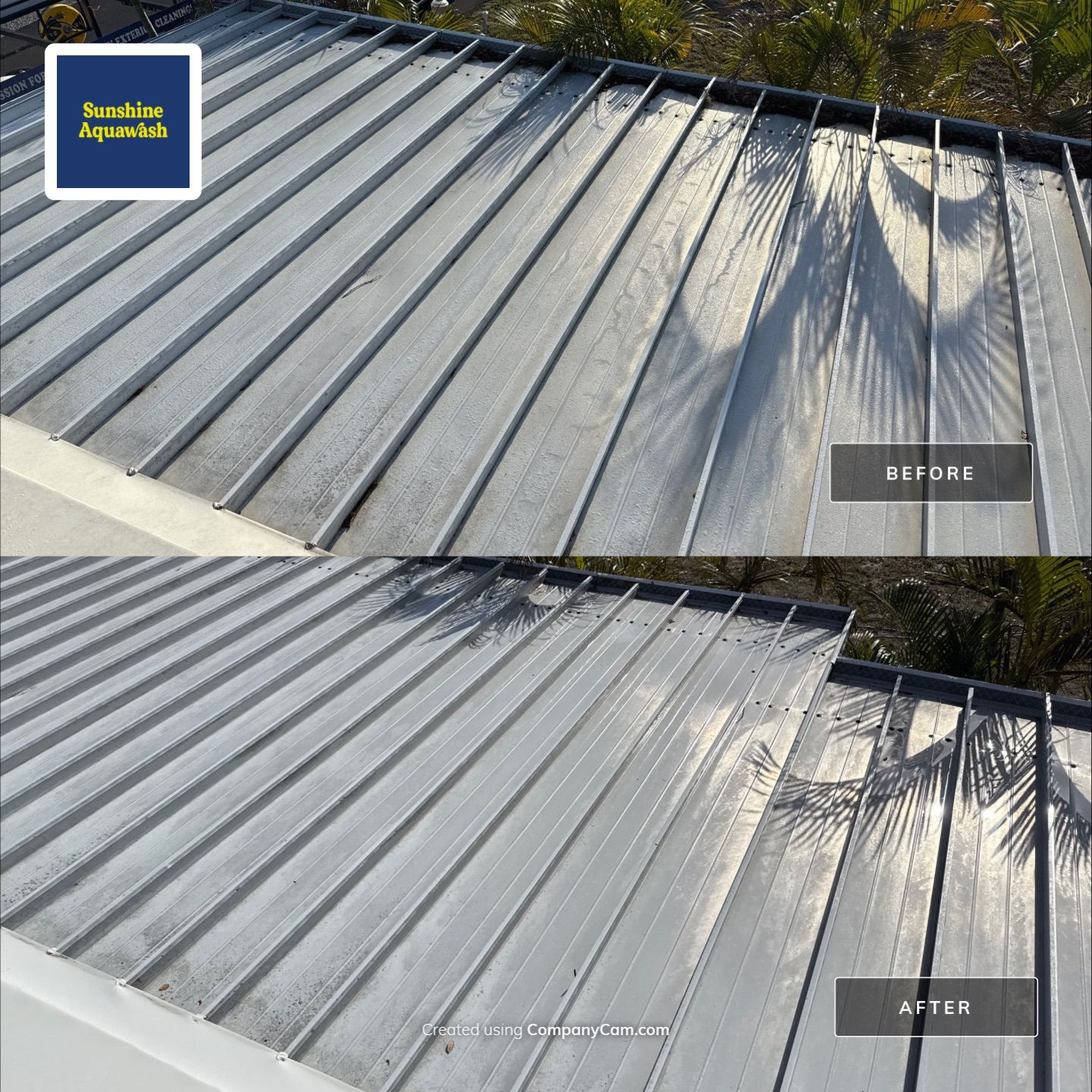 TPO Membrane & Metal Roof Cleaning + Gutter Cleaning in Fisherman’s Cove RV Park, Terra Ceia, FL | Sunshine AquaWash by Sunshine AquaWash