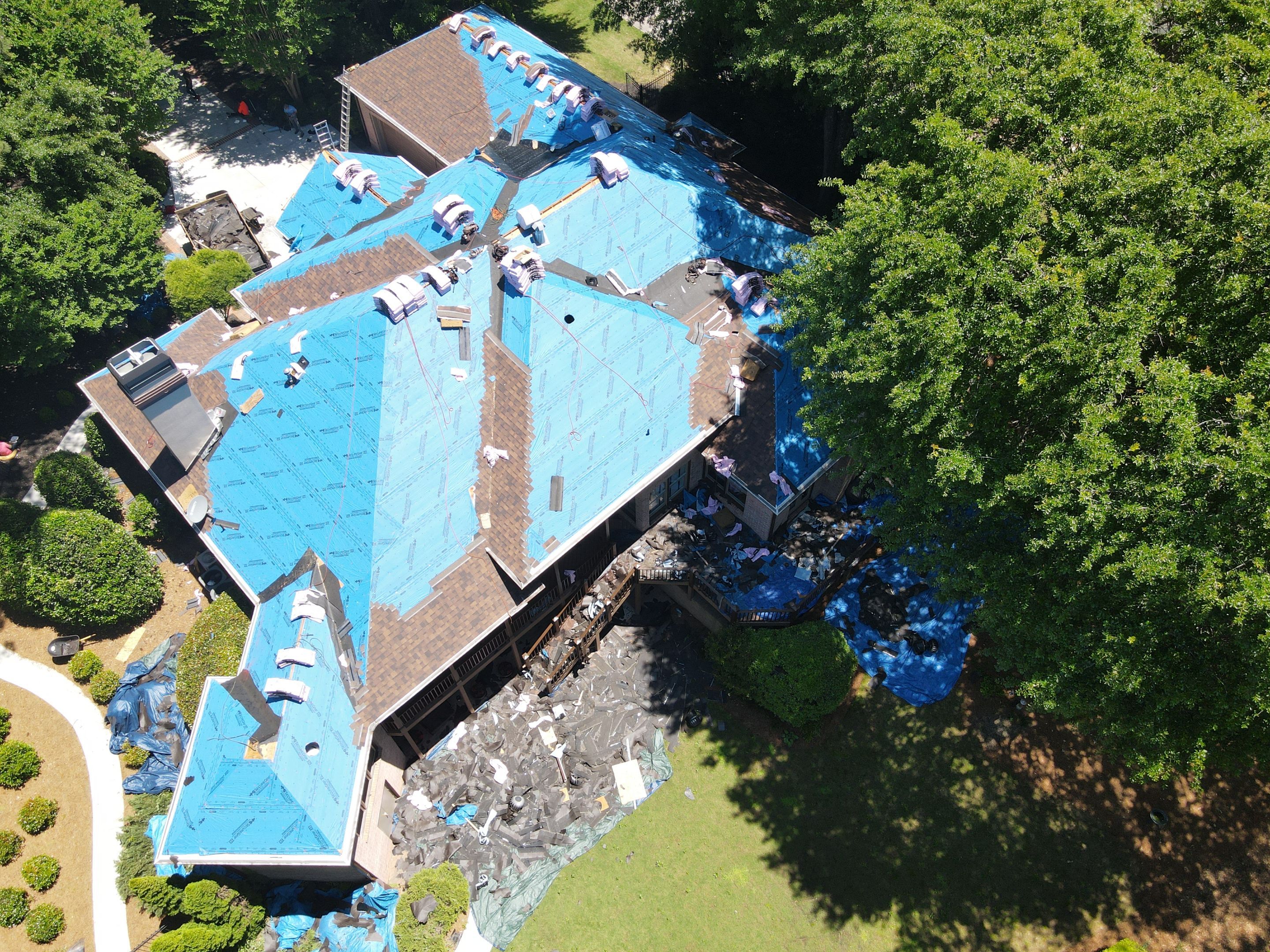 Residential Roofing Installation using Owens Corning by Inspector Roofing and Restoration