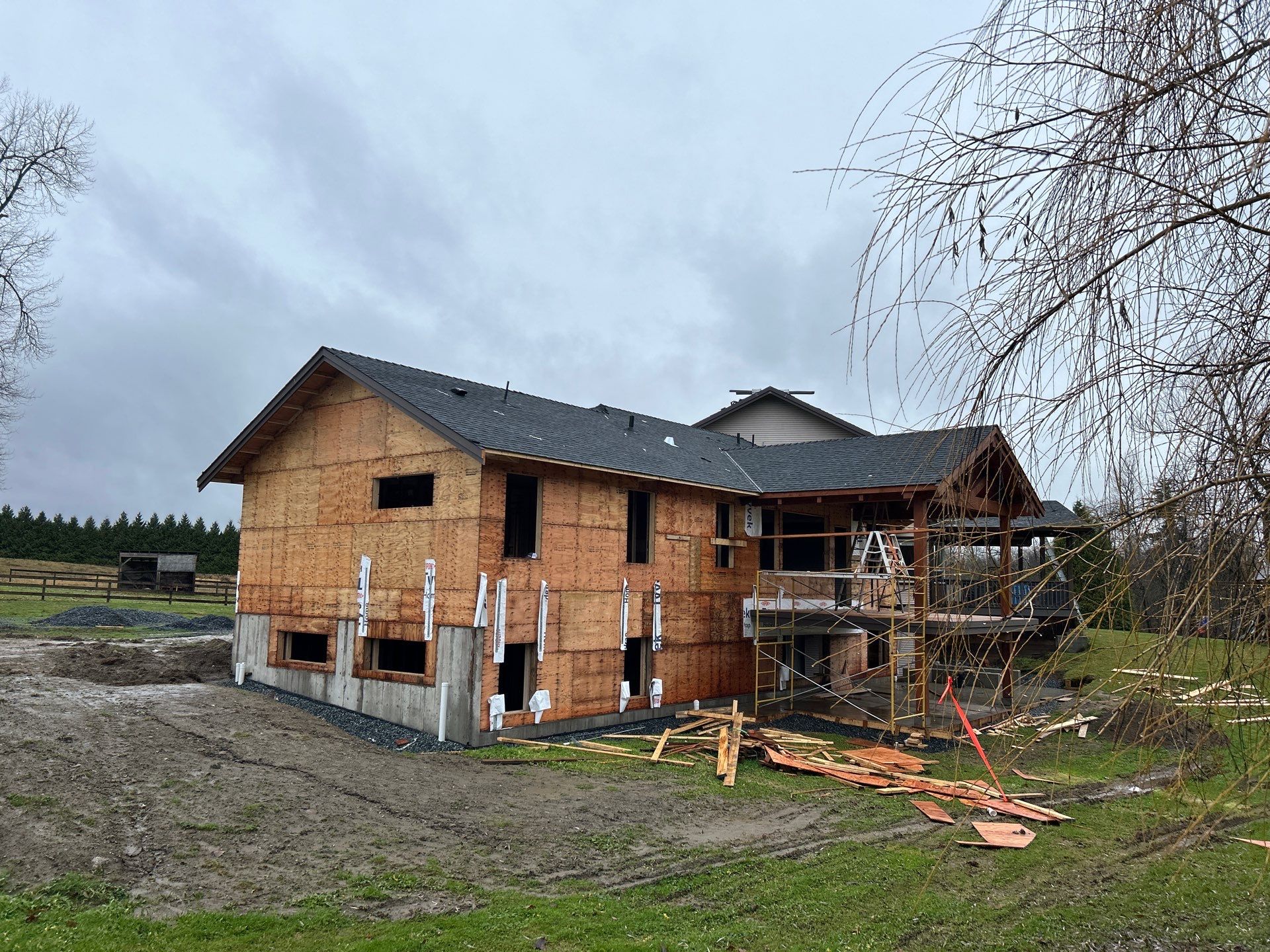 Residential Roofing Installation using GAF Charcoal HDZ by Top Notch Roofing Inc