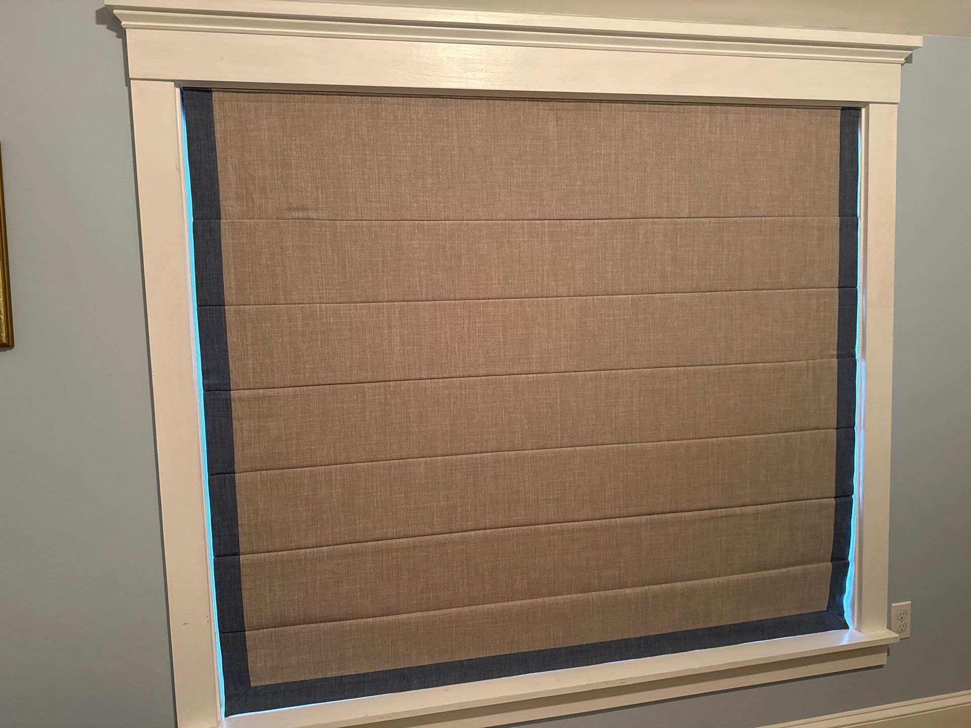 Roman Shade Project in Owings, MD by Southern Maryland Custom Blinds