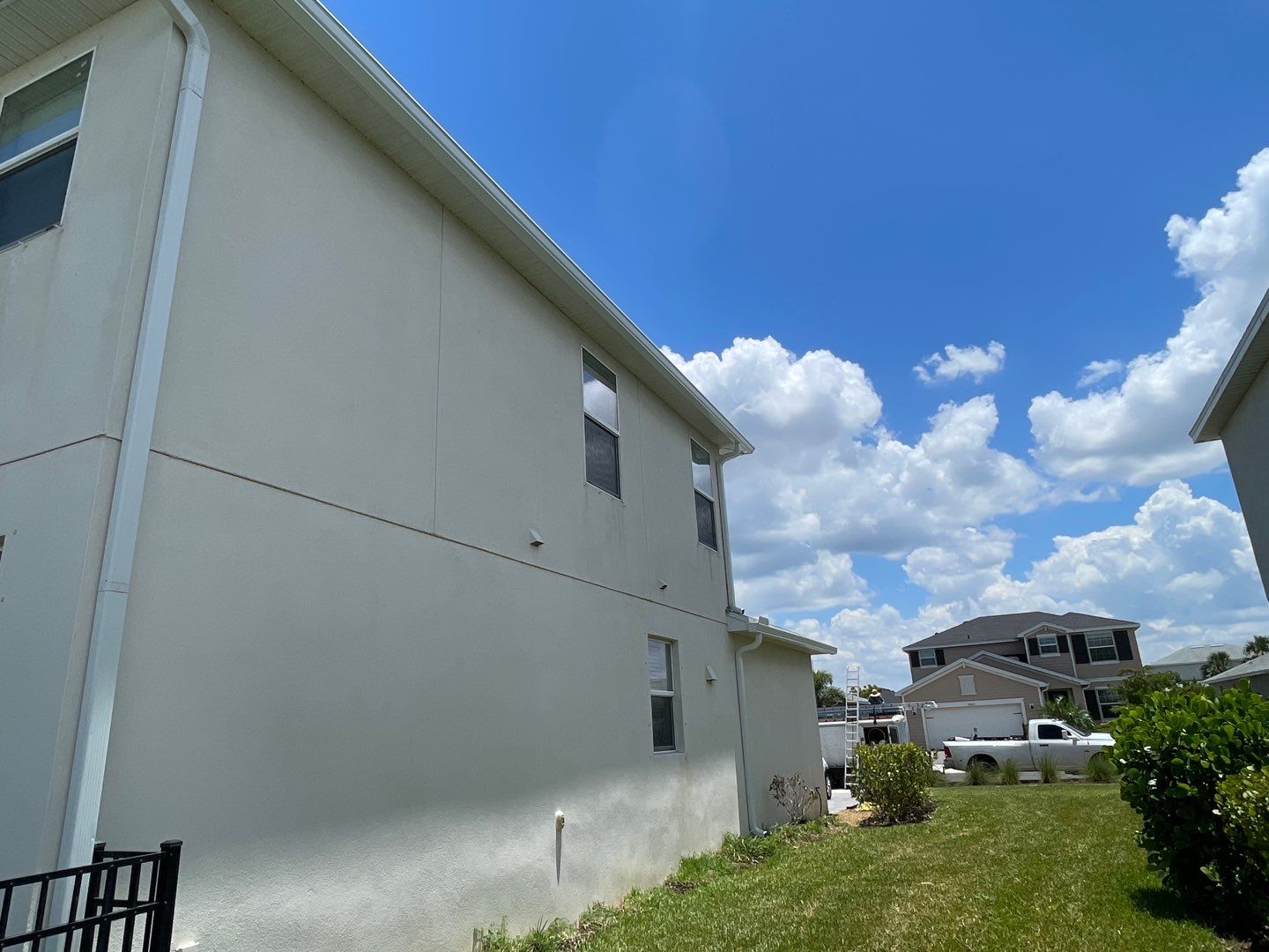 Downspout Installation for Oceanfront Homes in Punta Gorda FL by Gutter Professors