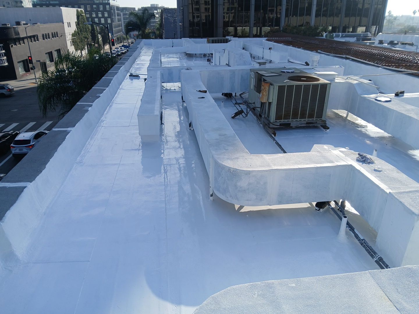 Silicone Coating - Commercial Property in Hollywood by Hull Brothers Roofing