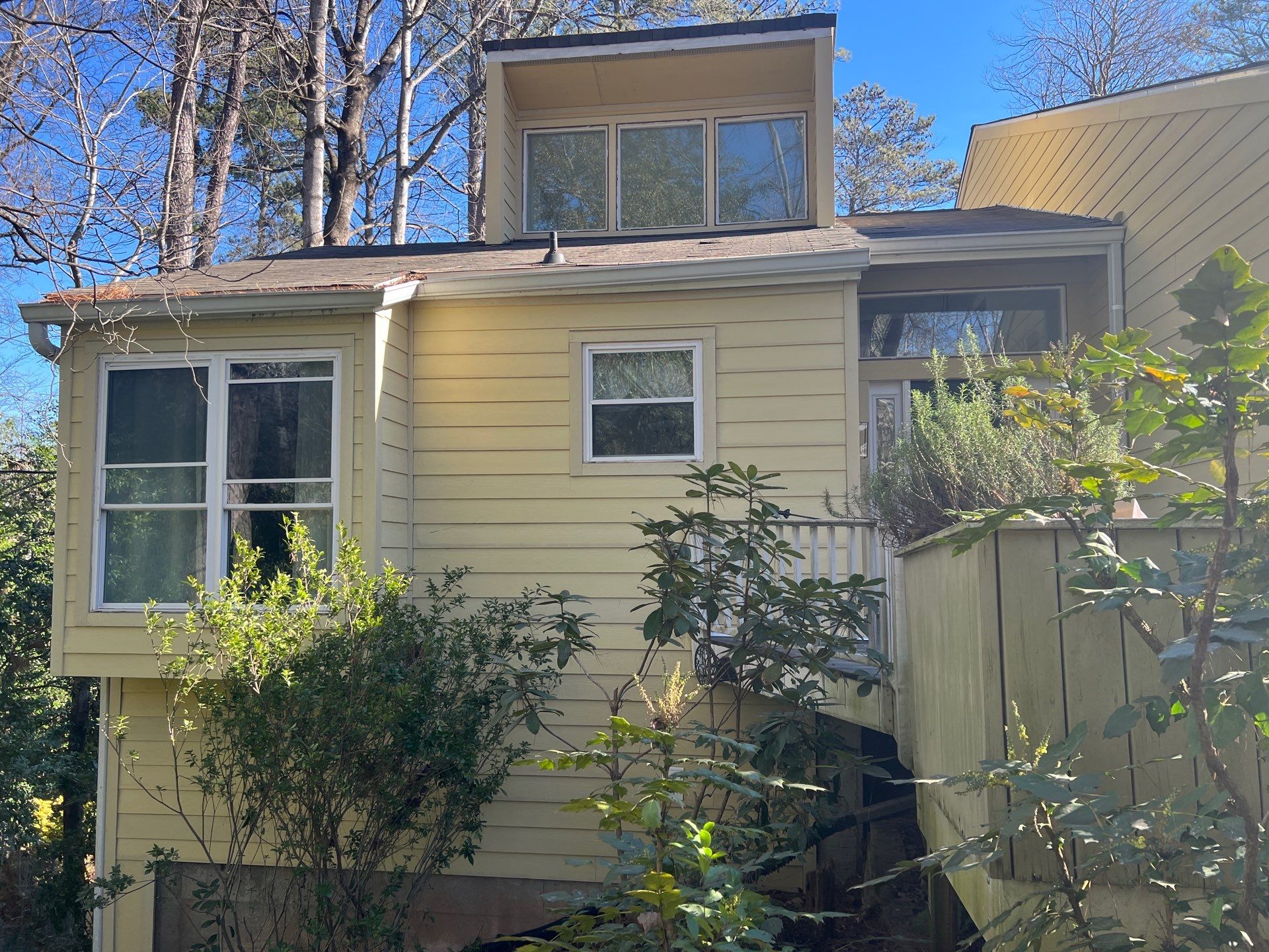 Exterior Painting with Accent Color and James Hardie Siding Installation in Marietta, GA by Nelson Exteriors