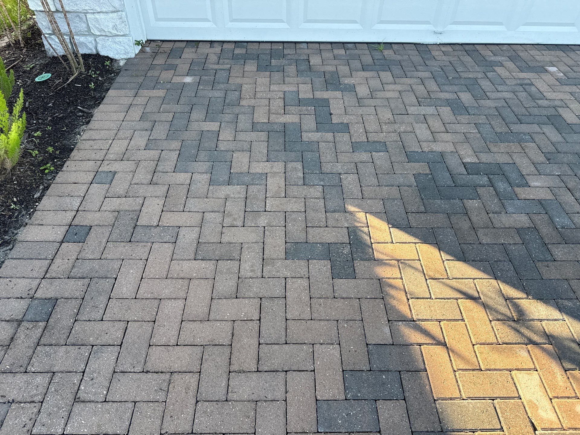 Paver Driveway Cleaning, Oil Stain Removal & Sidewalk Cleaning in Trevesta – Palmetto, FL by Sunshine AquaWash
