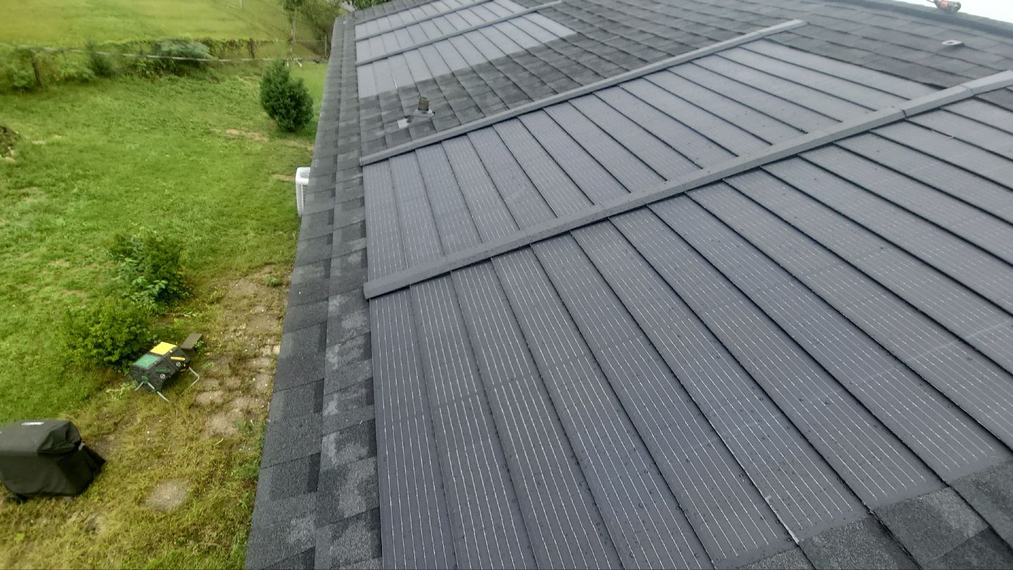 Roof and Solar Installation using GAF Timberline Solar HDZ by ExteriorPros