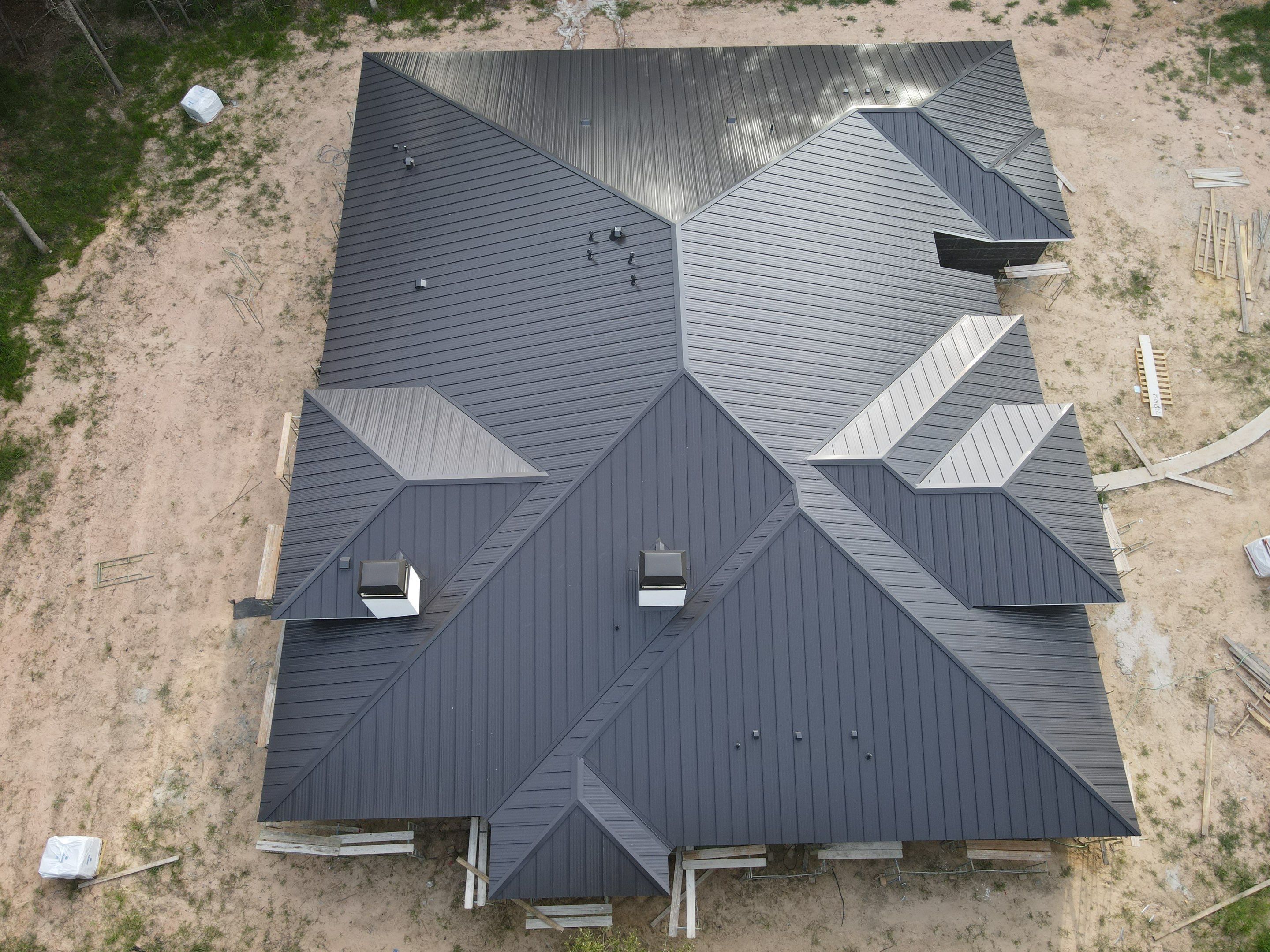 Sleek Metal Roof by Level 7 Companies