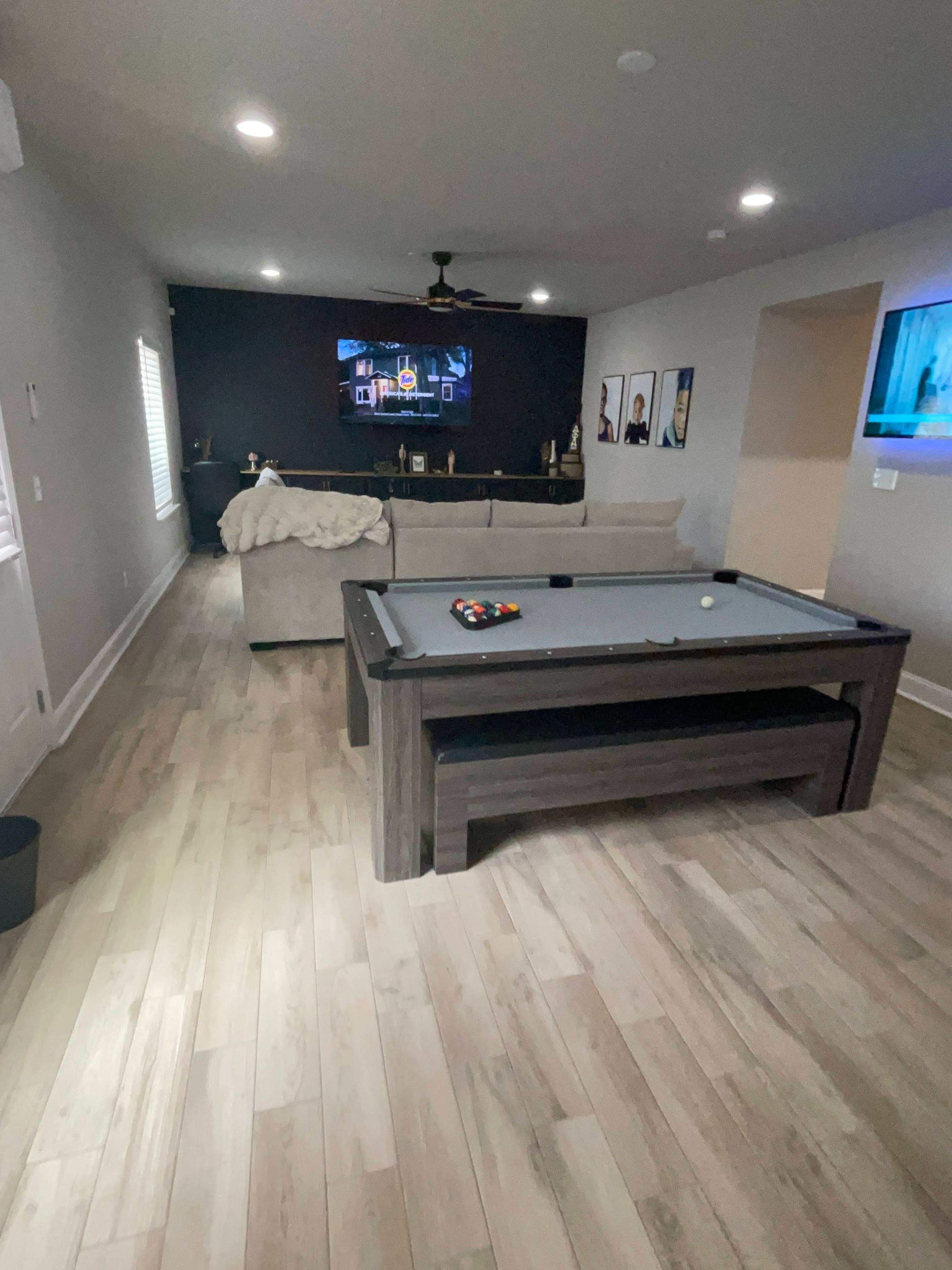 Basement Remodel by Ajayi Design and Construction 