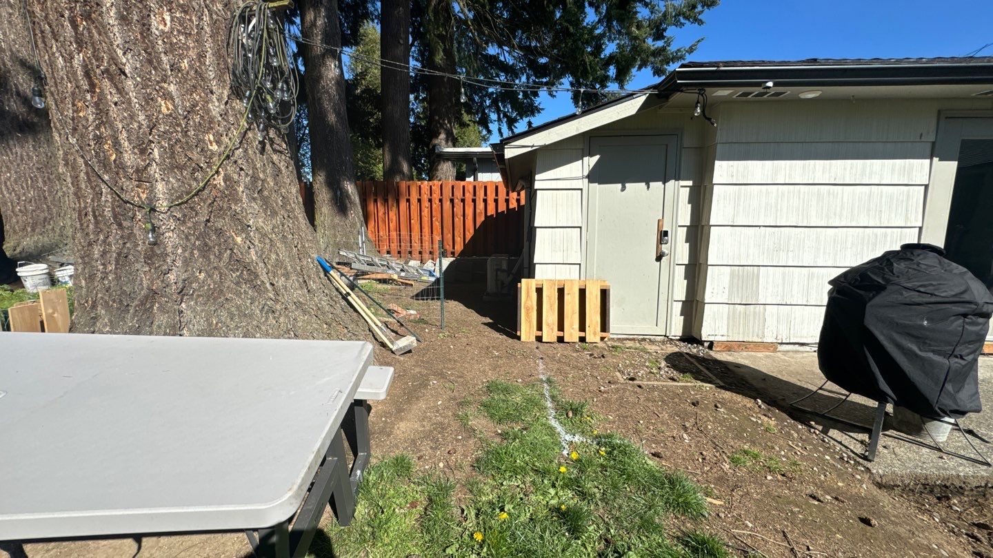 John | Concrete Backyard Walkway by Jireh Asphalt & Concrete Inc 