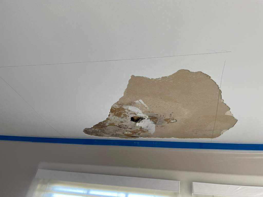 Roof replacement, interior and gutter repair by hail and wind damage by Just Brilliant Restoration JBR
