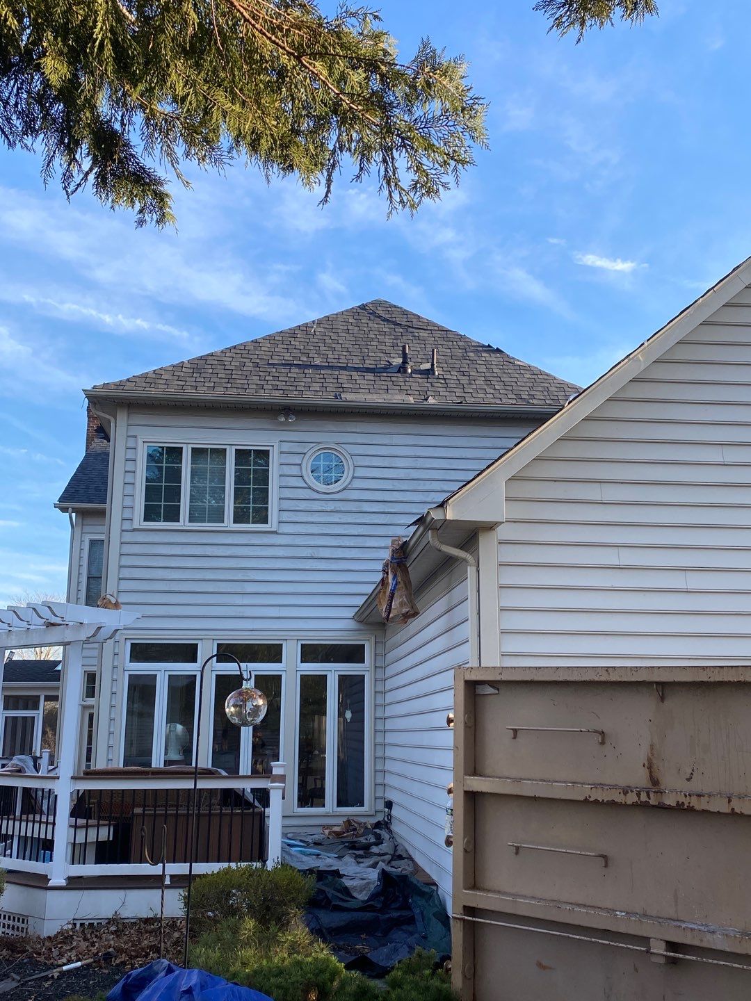 New Roof Installation & New Gutters and downspouts  by Alpha Design Services