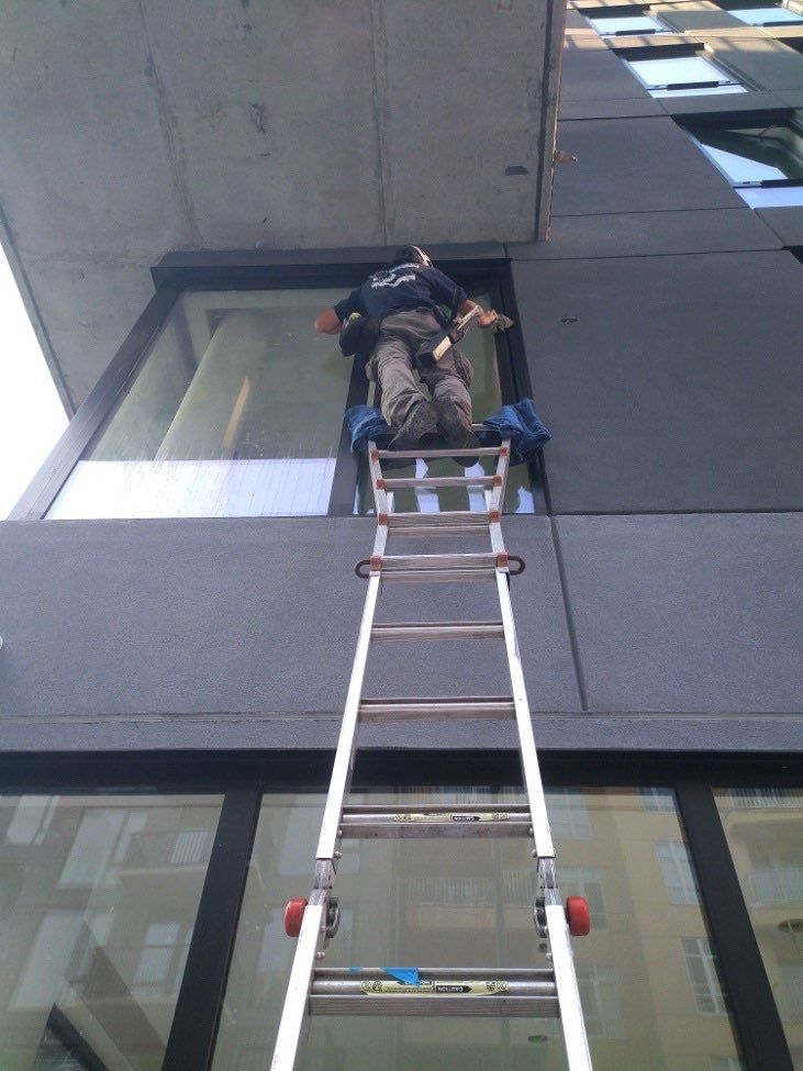 Post Construction Window Clenaing by Total Window Service