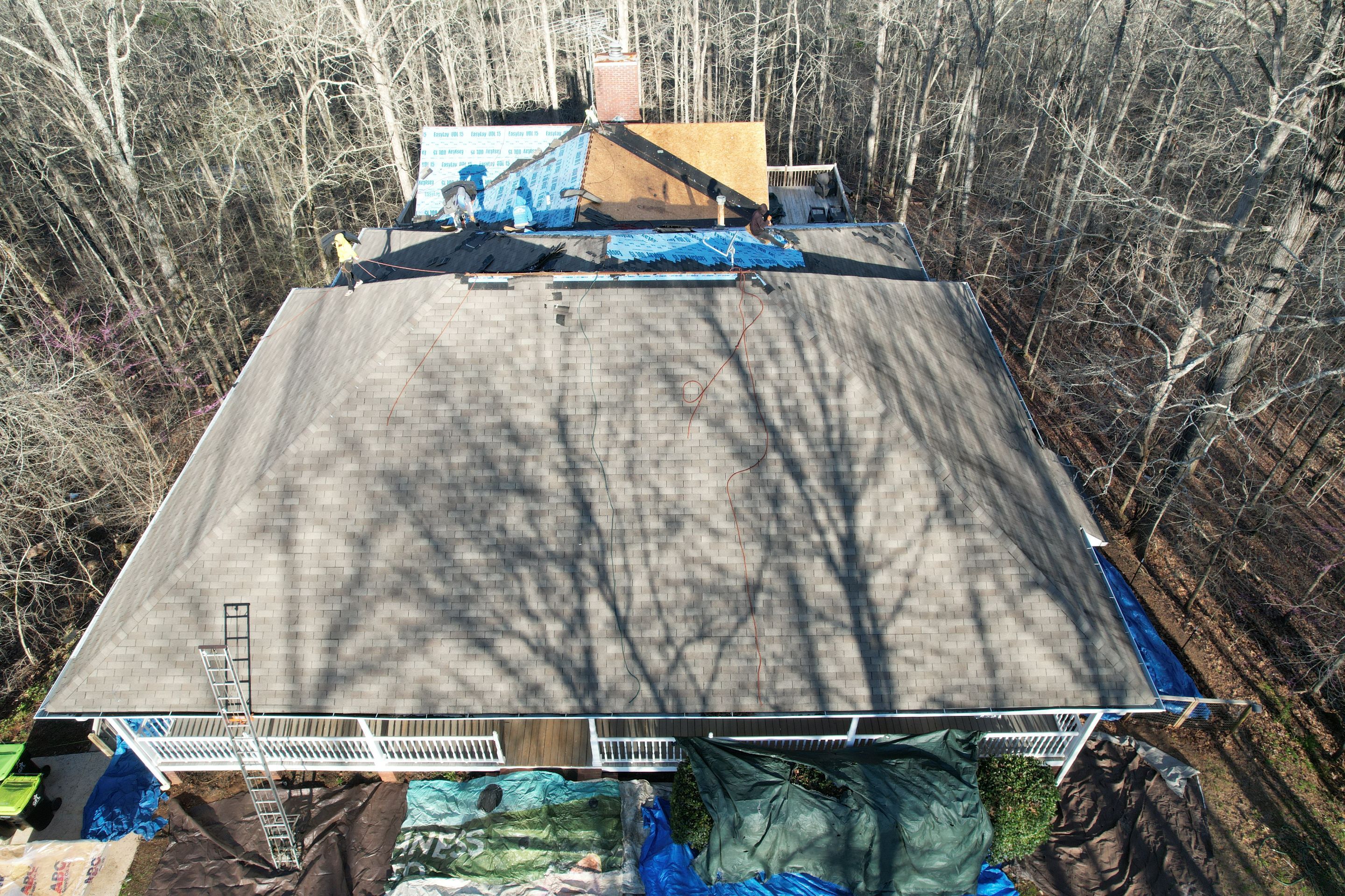 Residential Roofing Installation using Owens Corning by Inspector Roofing and Restoration