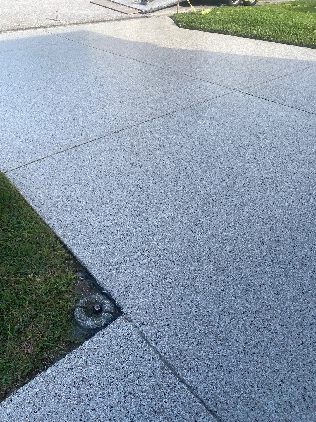 Driveway and Sidewalk Driftwood by Innovative Concrete Coatings 