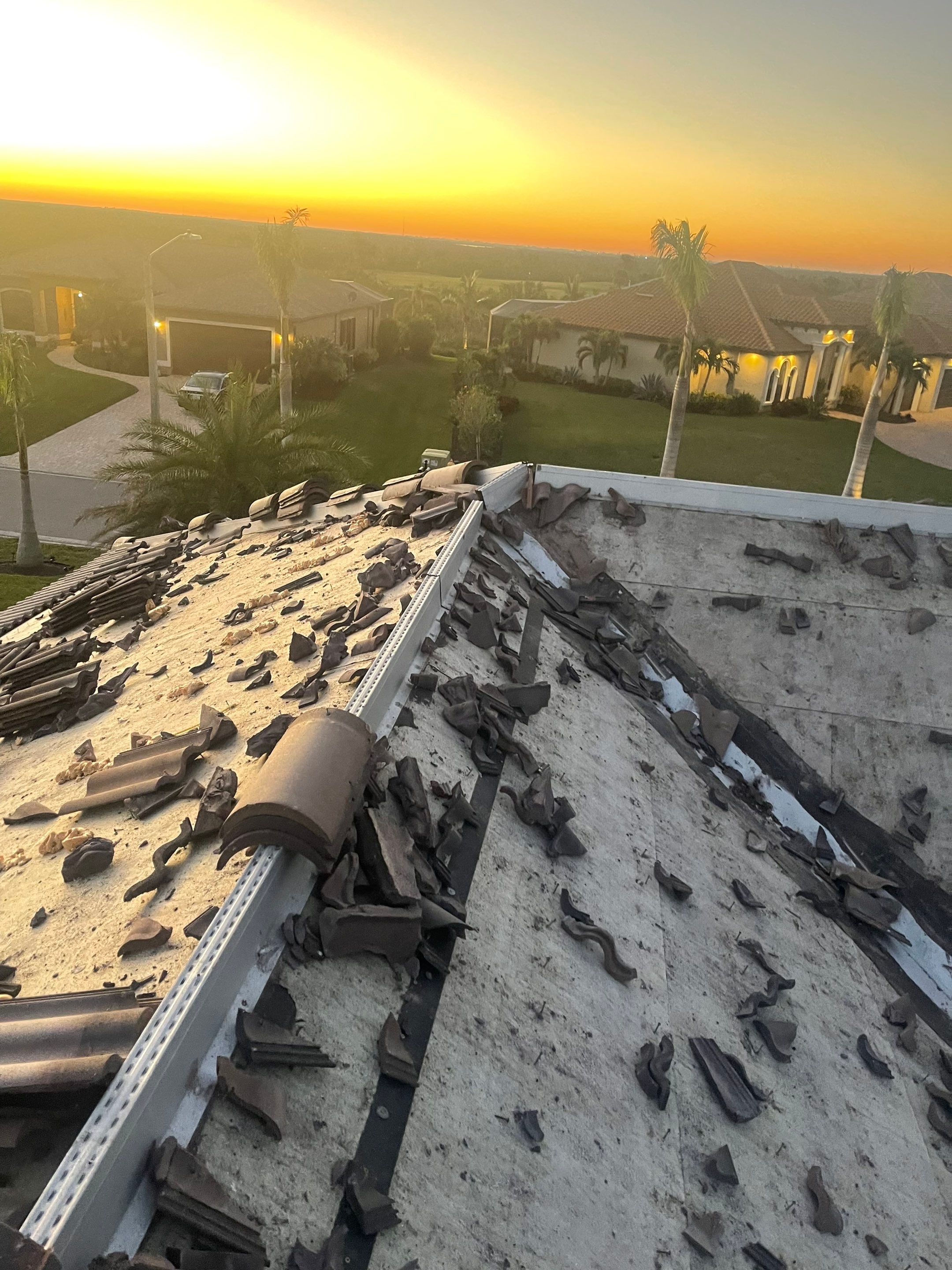 Residential Roofing Installation using Standing Seam Metal Roof in Cape Coral, FL by International Roofing