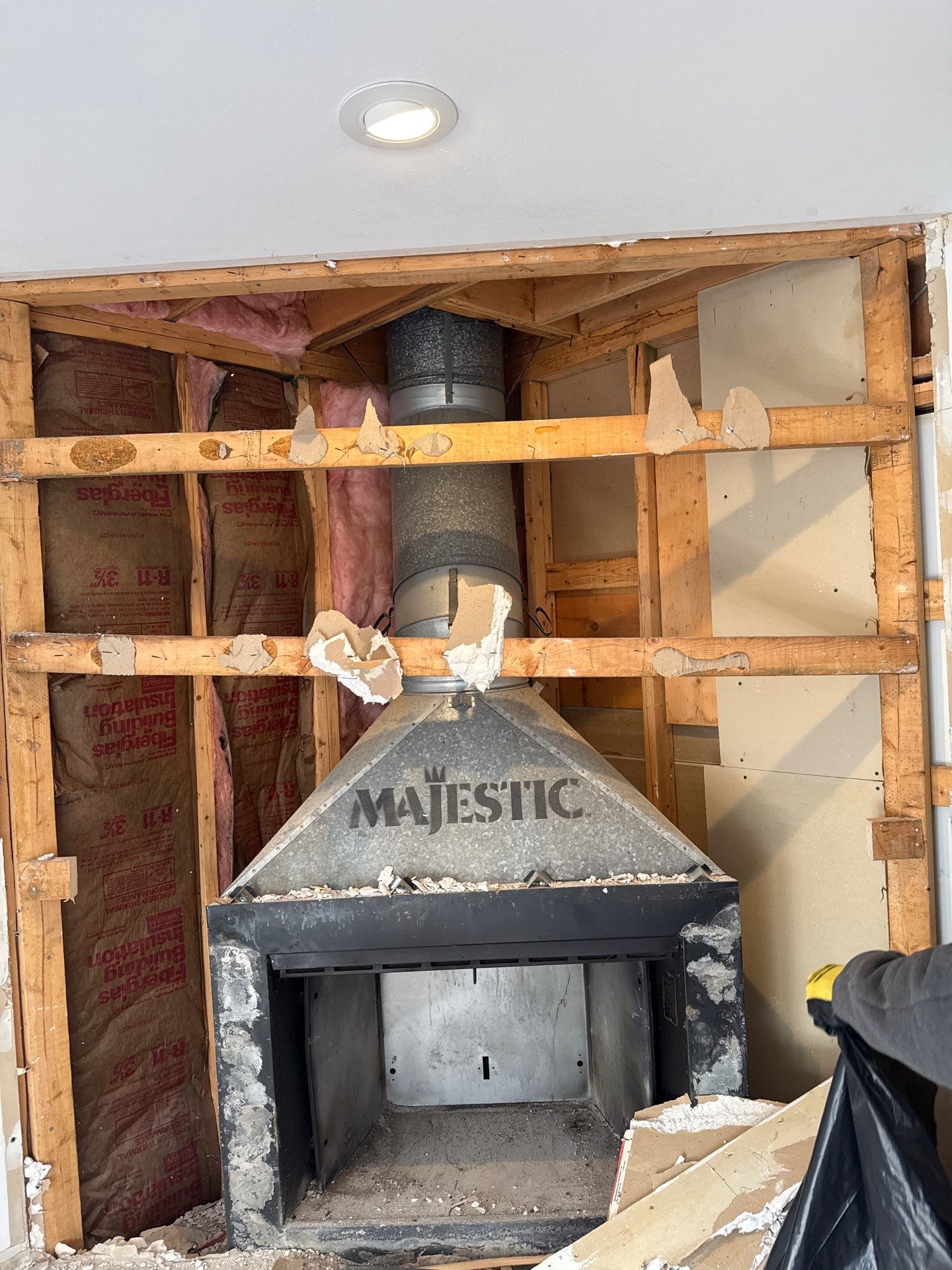 Wood Fireplace by Neighborhood Chimney Services 