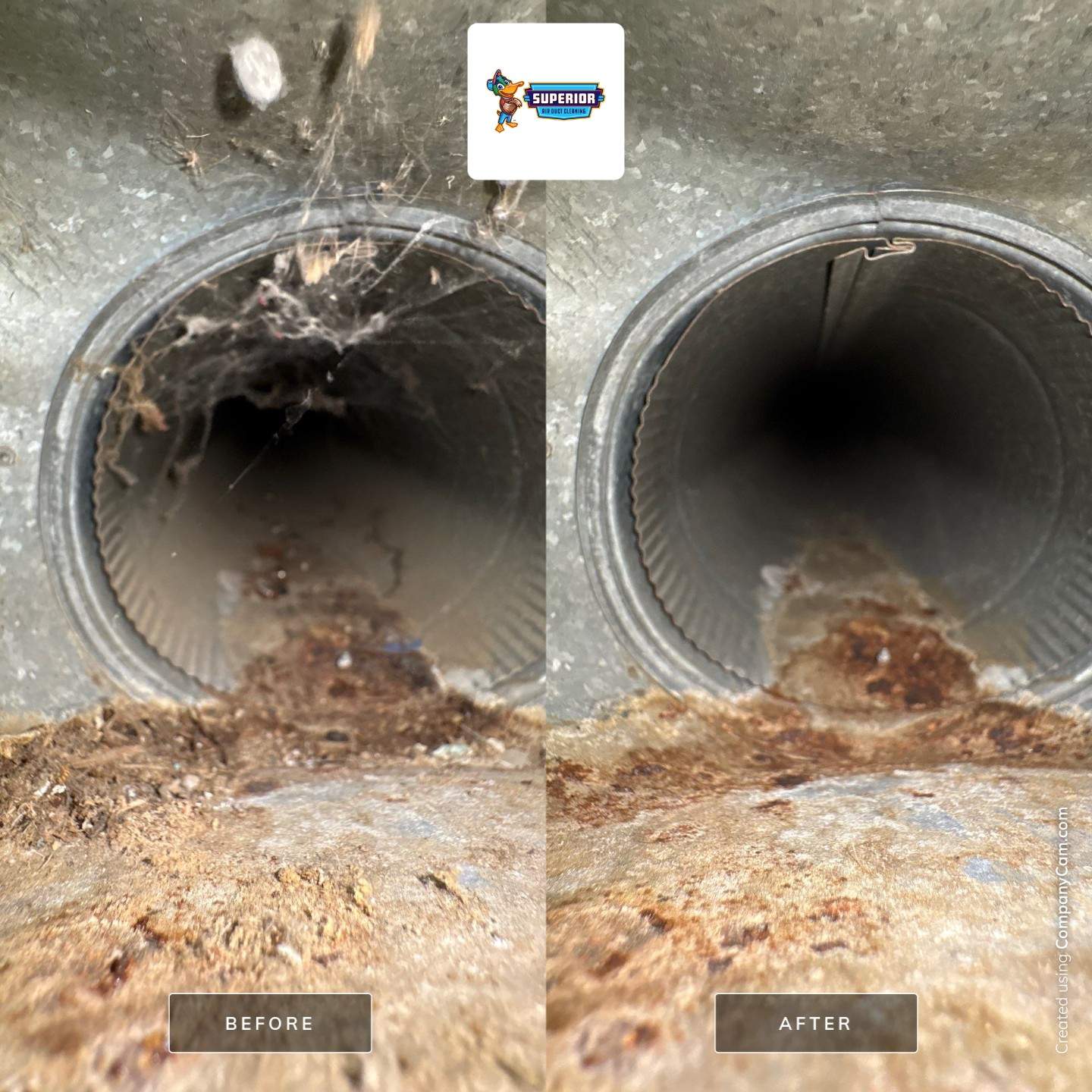 Air Duct Cleaning With a Vacuum Truck in Salem, OH by Superior Air Duct Cleaning