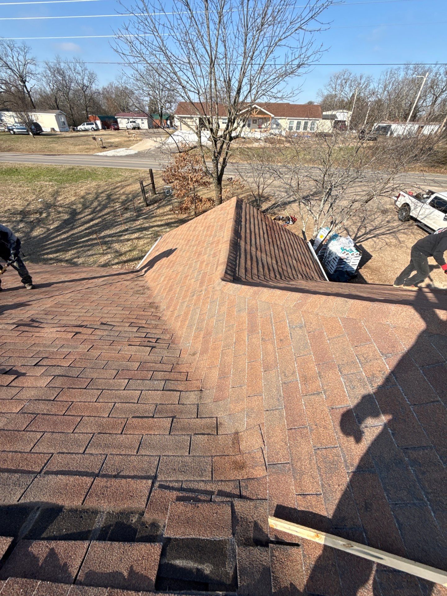 Rustic Hickory Shingles & SBS Cap & Base by In & Out Construction & Remodeling, LLC
