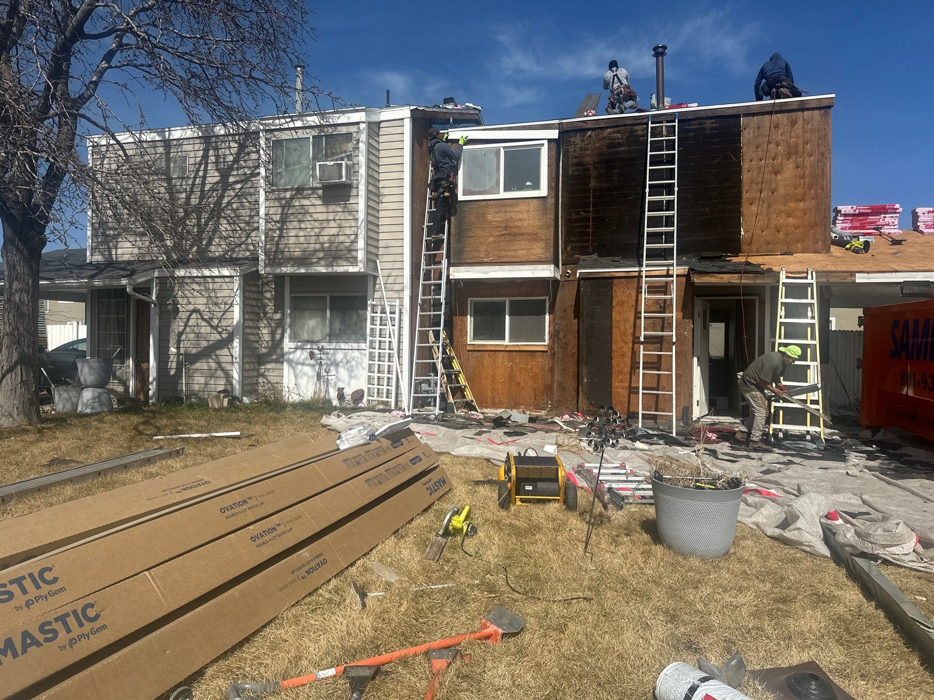 Project in Magna by Master Rain Gutters.
