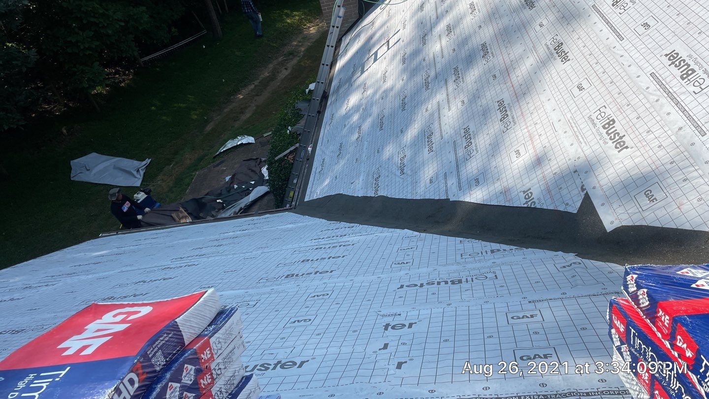 Roof Replacement using GAF Timberline HDZ by American Home Contractors