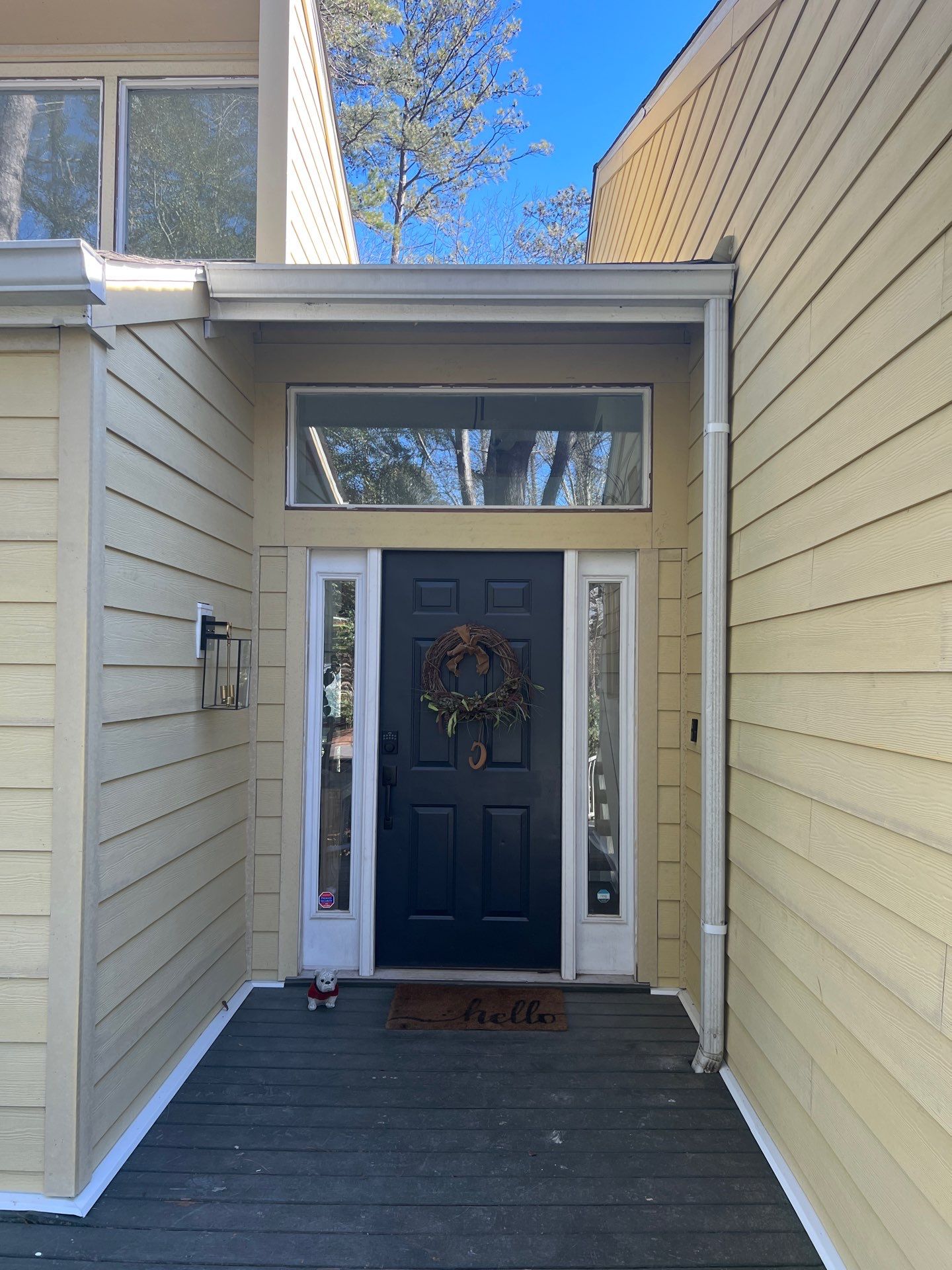 Exterior Painting with Accent Color and James Hardie Siding Installation in Marietta, GA by Nelson Exteriors
