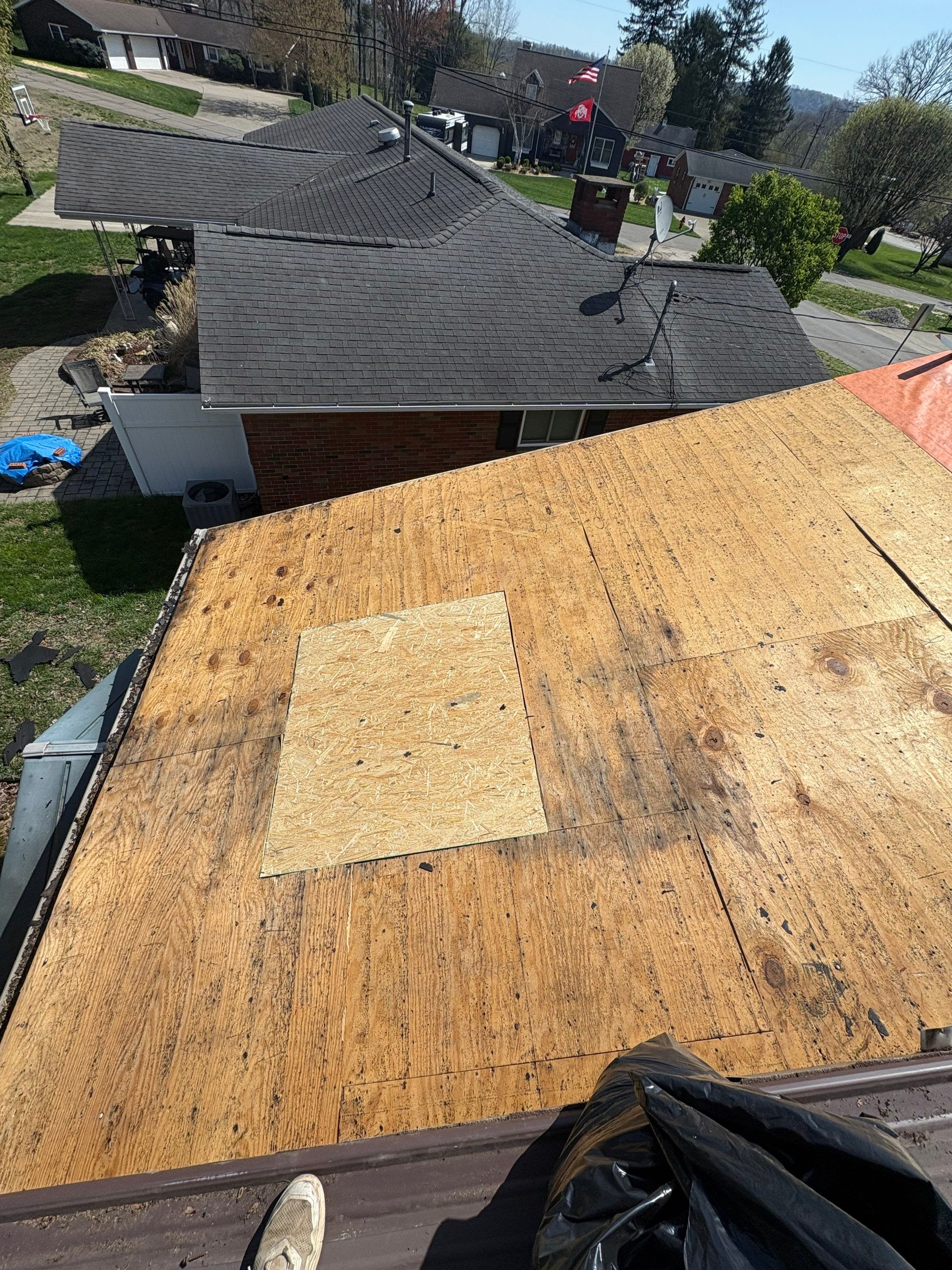 Residential Roofing Installation using GAF TImberline HDZ Hickory by Rainstoppers Roofing
