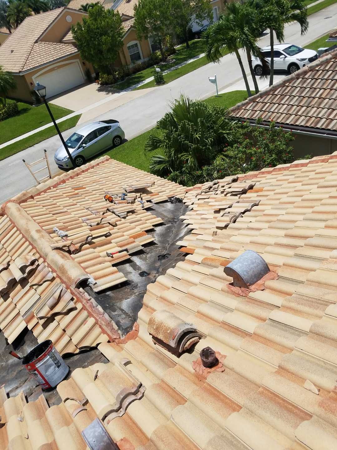 Concrete Tile and Flat Roof Repair in Boynton Beach by Aastro Roofing
