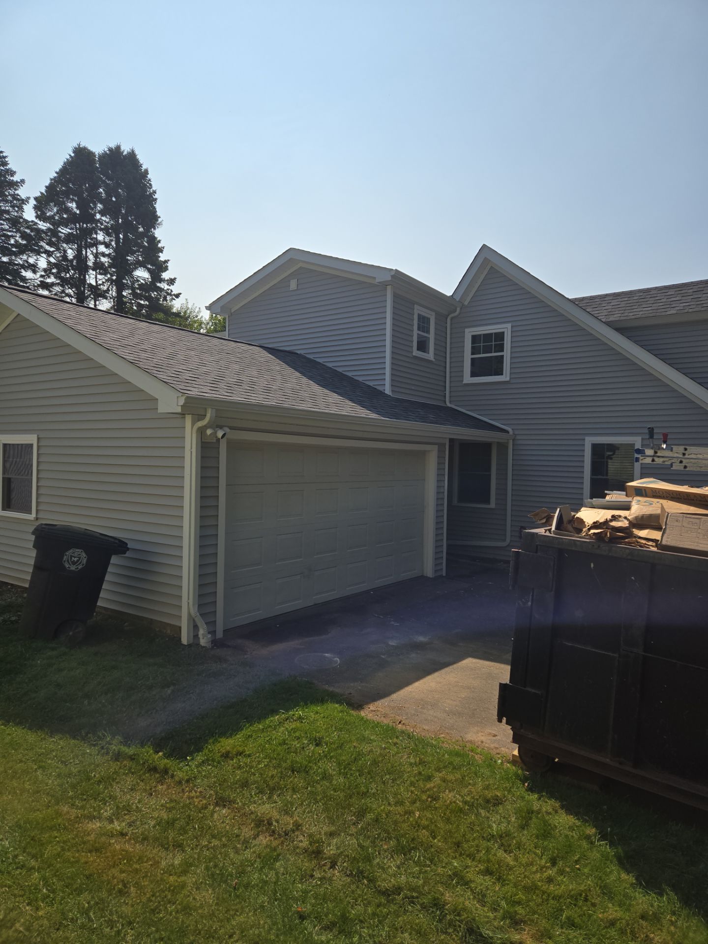 Residential Roofing Installation using Owens Corning TruDefinition Duration AR - Slatestone Gray by A Plus Exterior