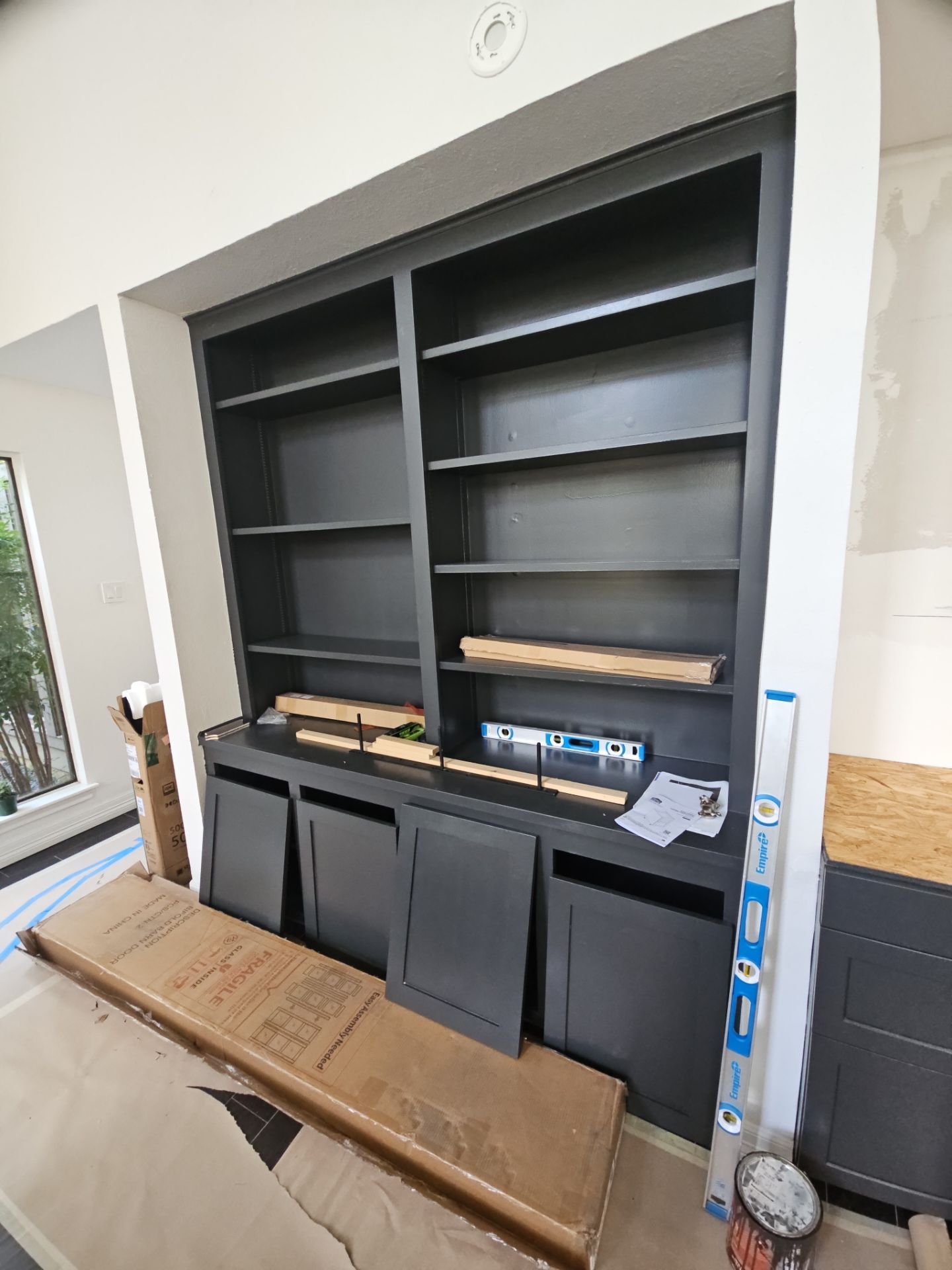 Custom Home Bar & Built-In Cabinet Remodel by Majesty Construction