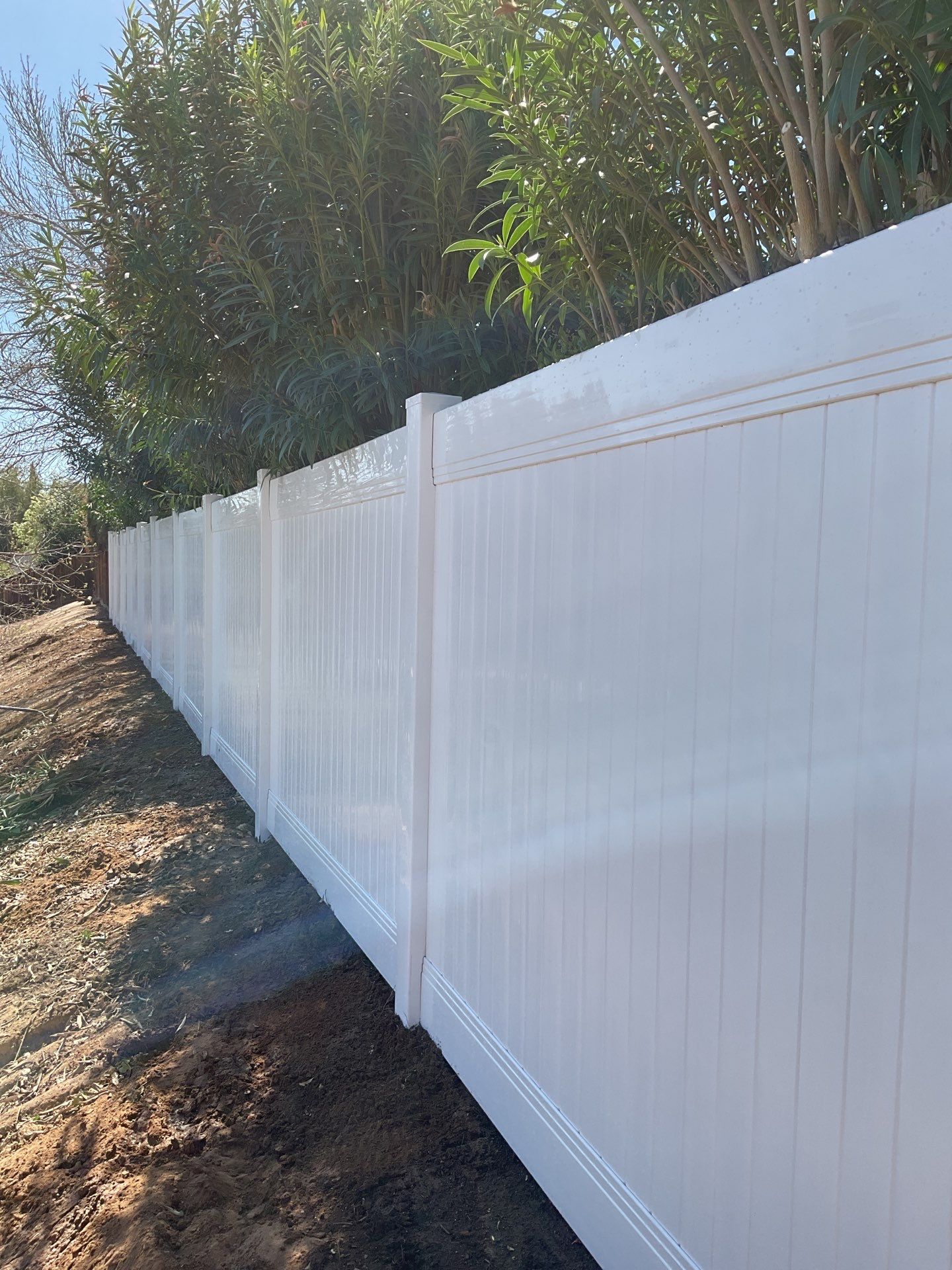 Fence Installation using Vinyl by Fence Guys Inc.