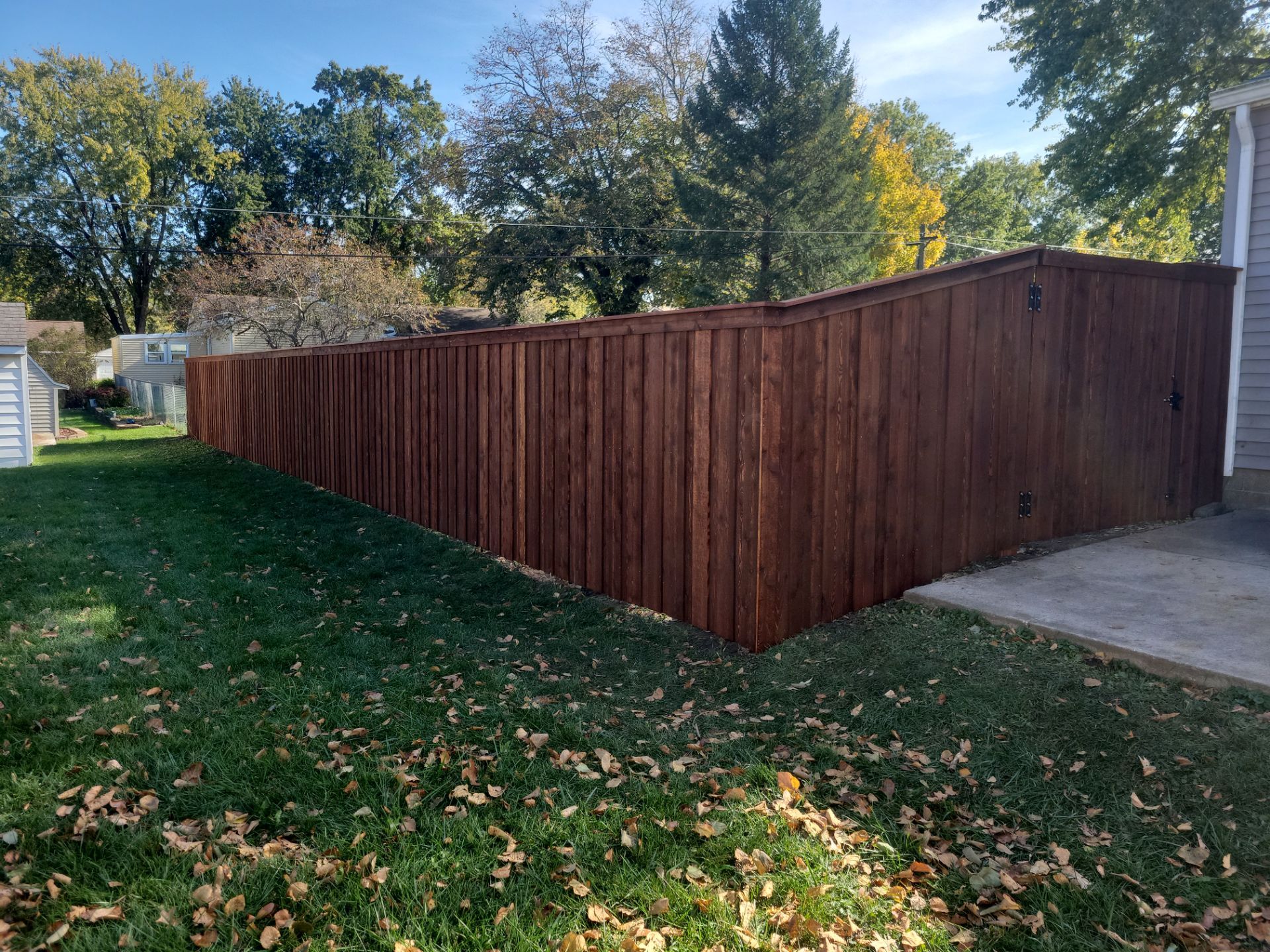 Project in Cedar Falls by Perfect Picket Fence and Stain