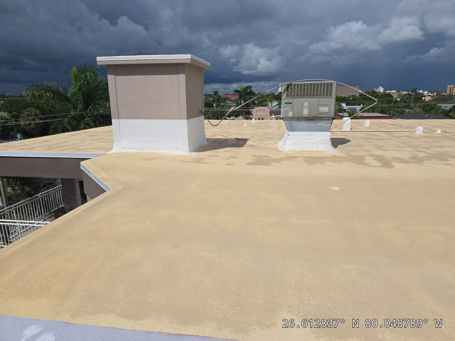 Commercial Roof Restoration for Lake Worth Beach Flat Roof Project by Roof King LLC