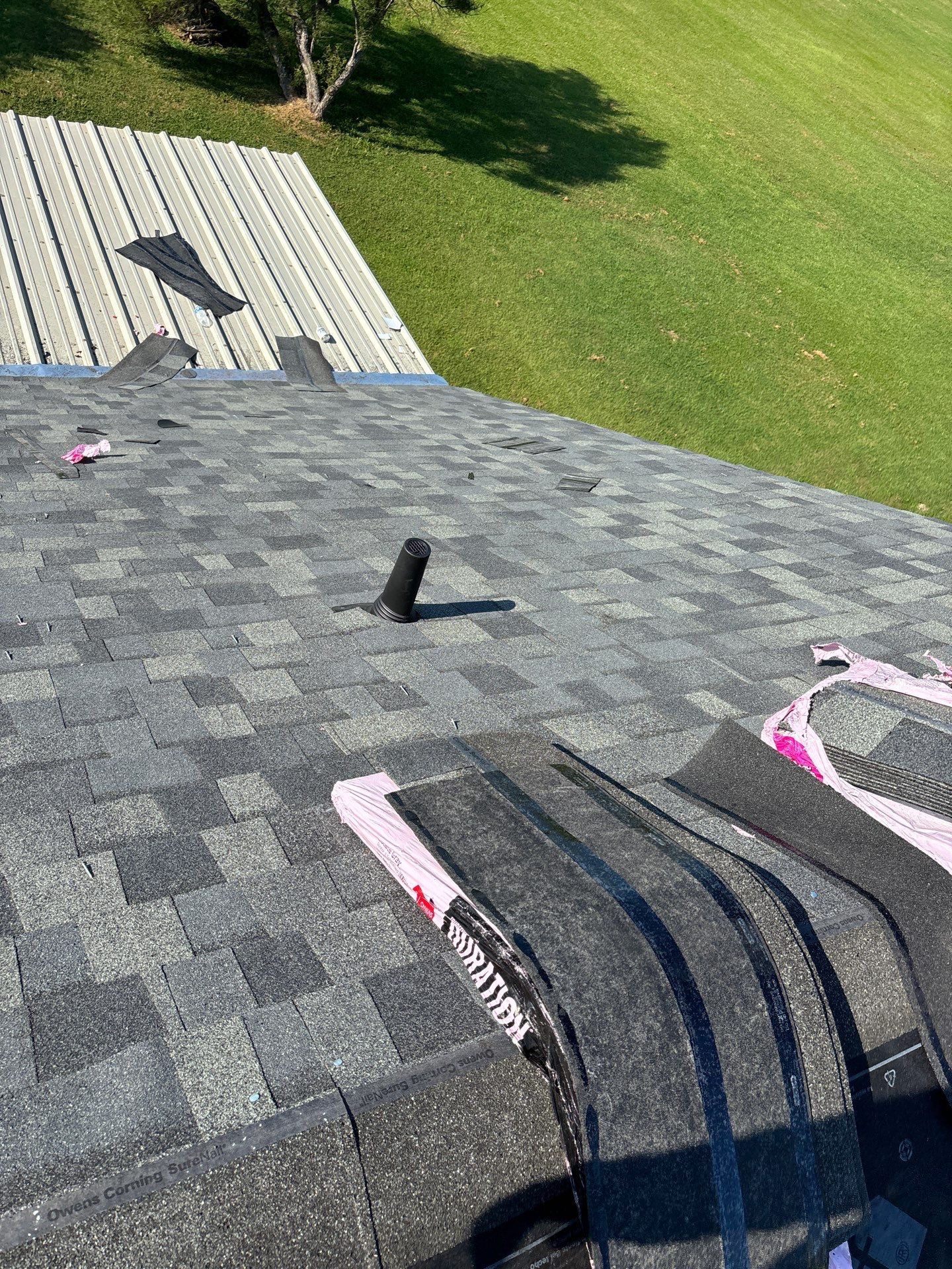Residential Roofing Repair using Owen's Corning Duration (Lifetime) Shingles by Roof Repair Services LLC