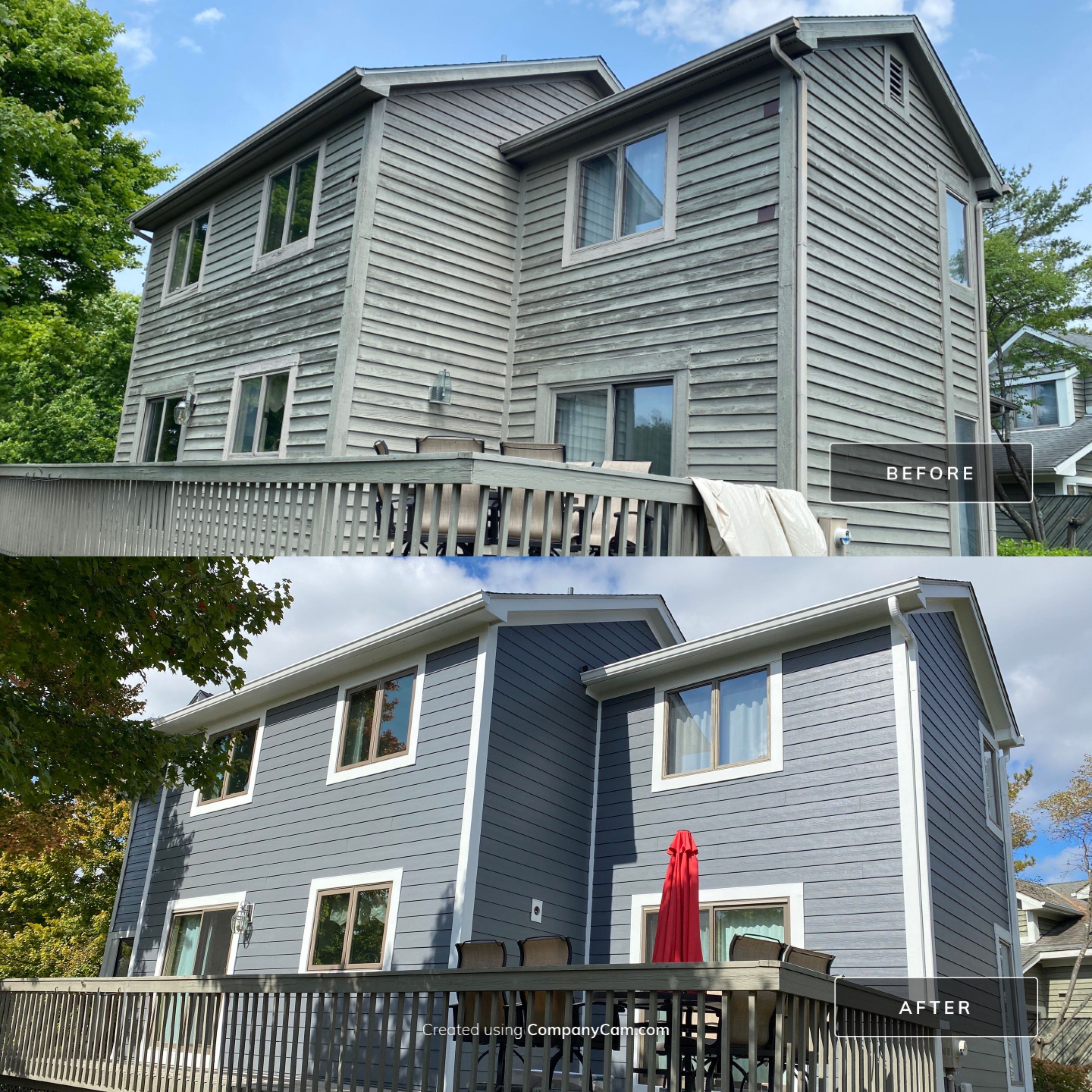 Siding Installation using James Hardie Fiber Cement Lap Siding by Best Exteriors Inc