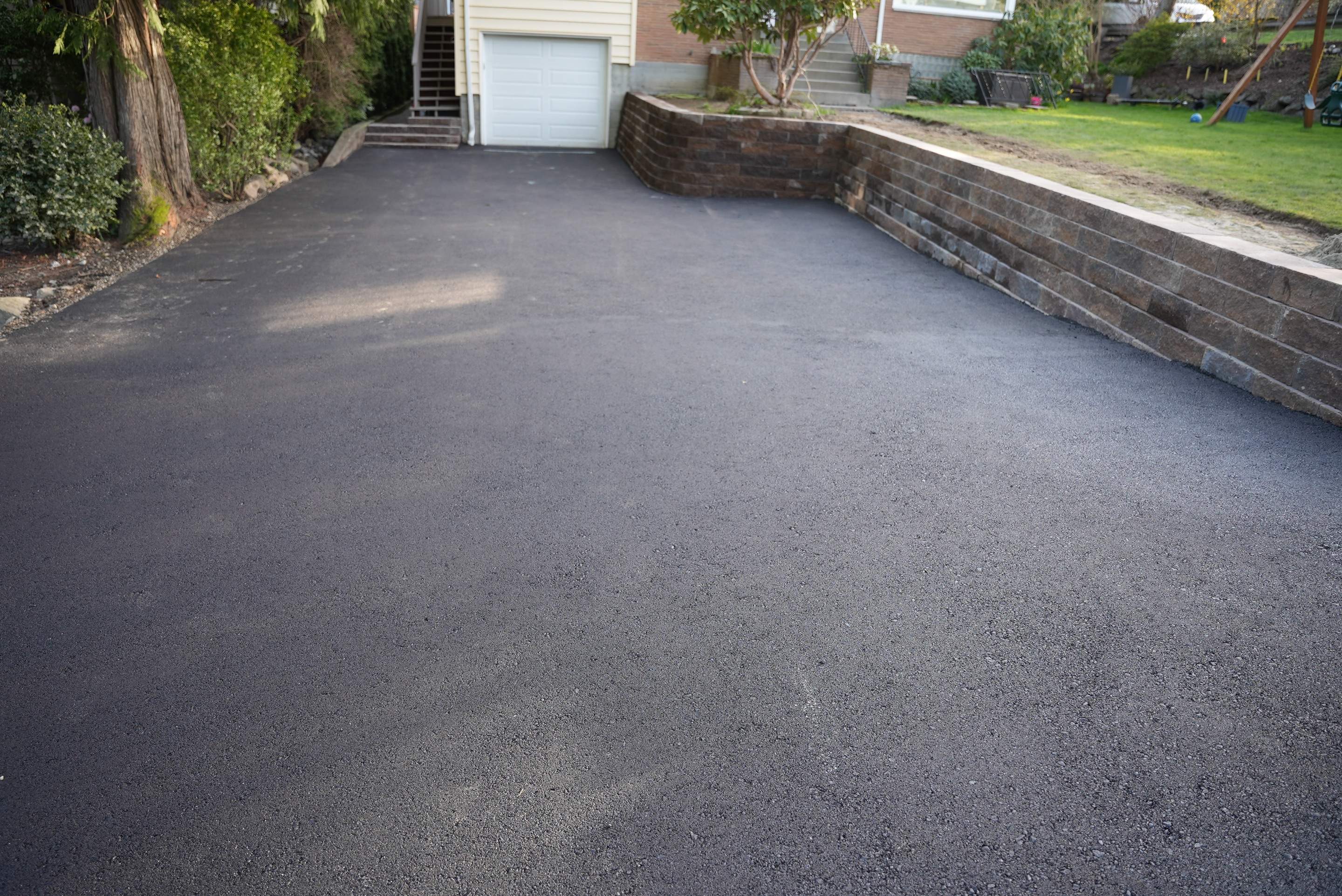 Lorra | Asphalt Driveway Repair & Retaining Wall by Jireh Asphalt & Concrete Inc 