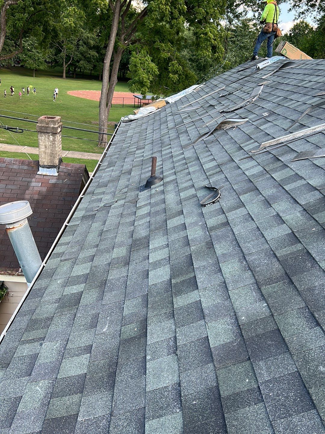 Residential Roofing Installation using Performance Shingles by Mr. Roofer