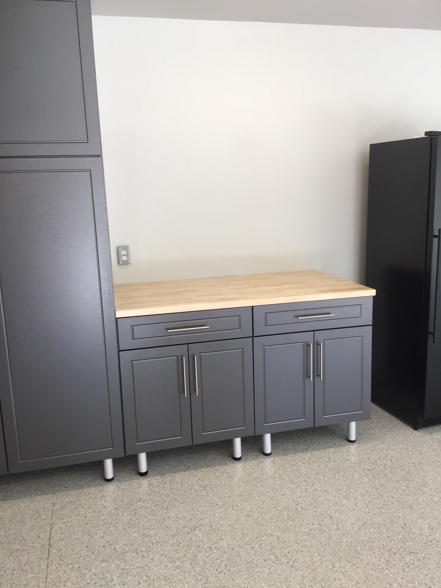 Garage Storage & Concrete Coating in Modesto by Lancaster Painting