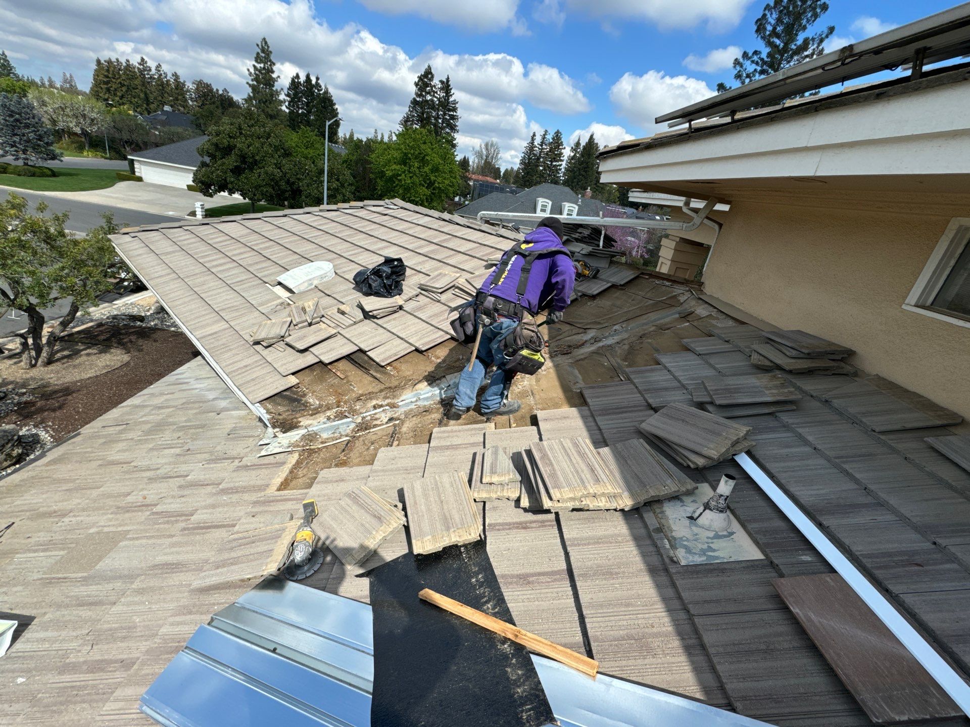Solar Roof Leak Repair  by Grandmark Service Company