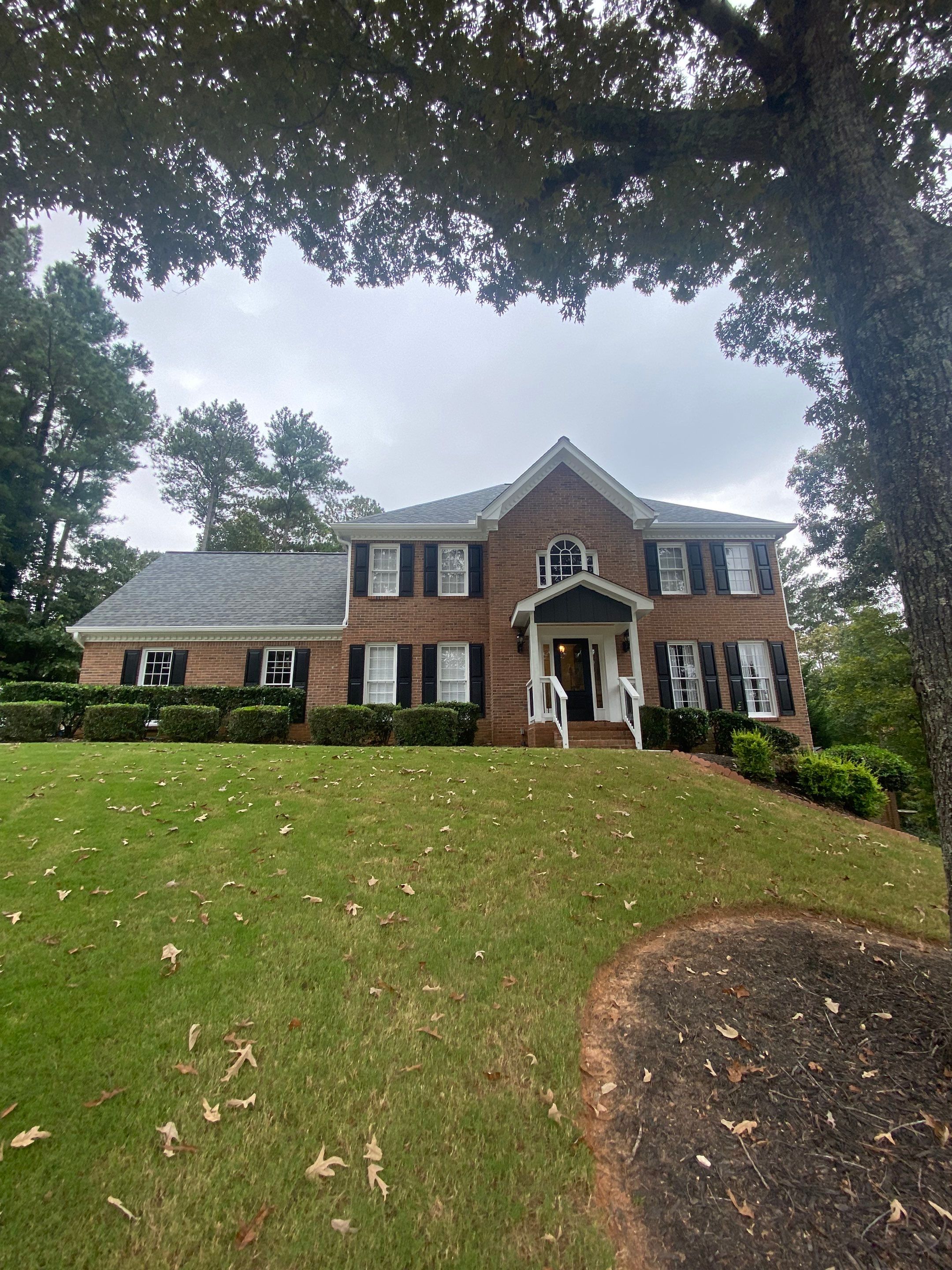 Custom Portico Construction and Siding Replacement in Alpharetta by Swift Home Renovations