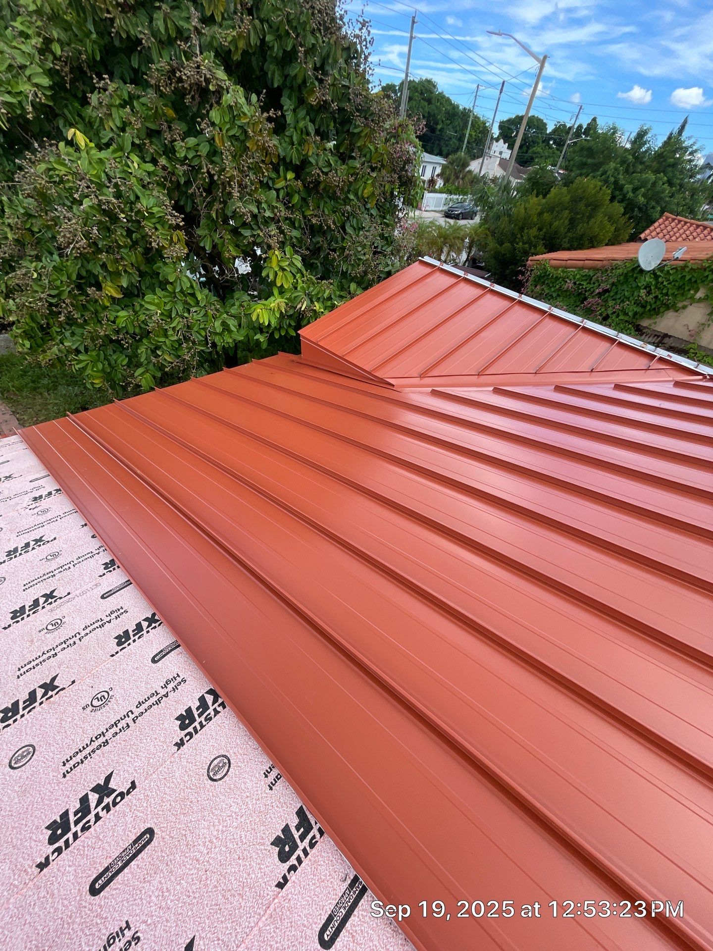 Metal Roof - Galvalume - Terracotta by Istueta Roofing