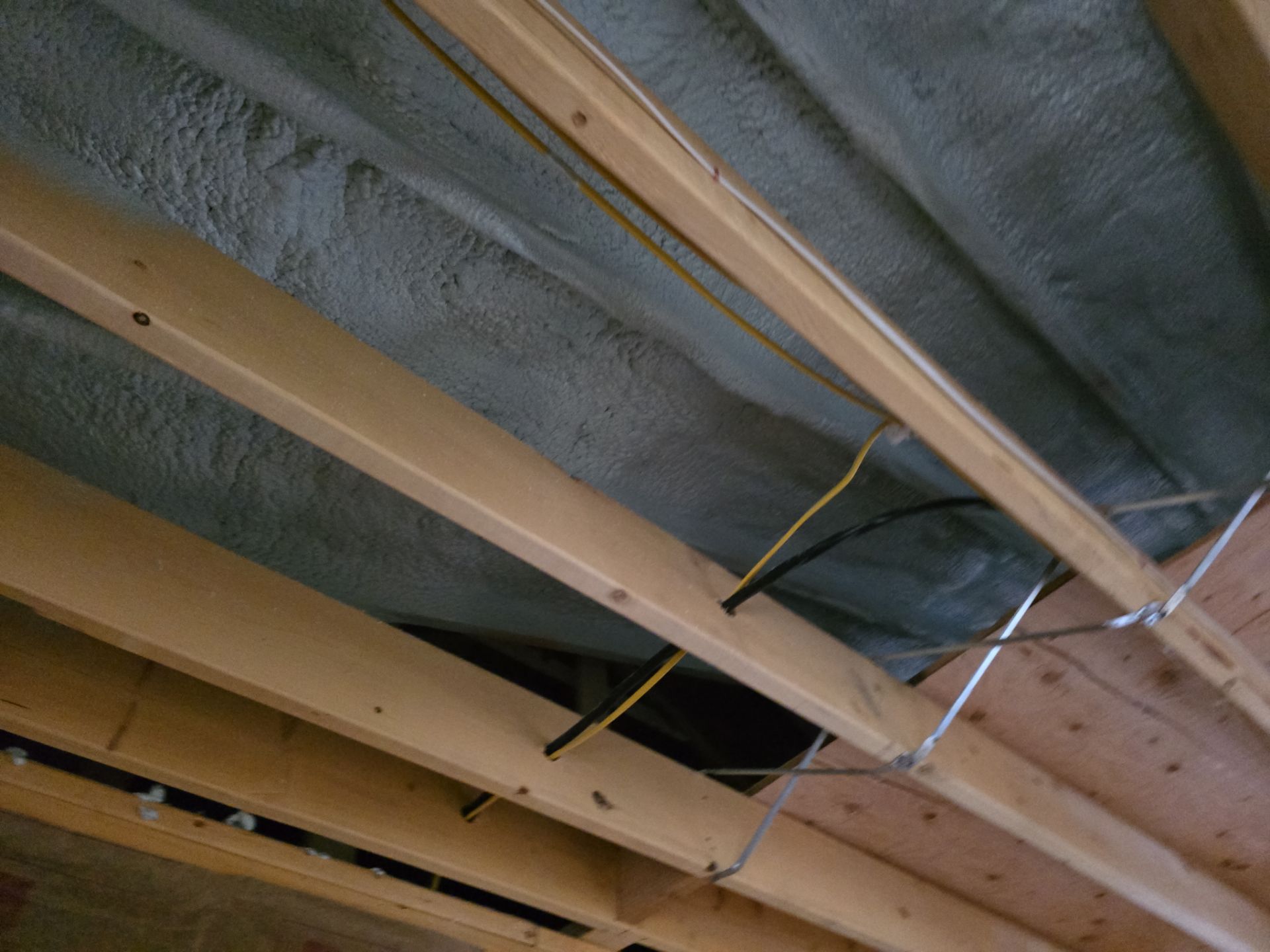 Basement Exterior Walls using Closed Cell Spray Foam by NYS Foam & Energy