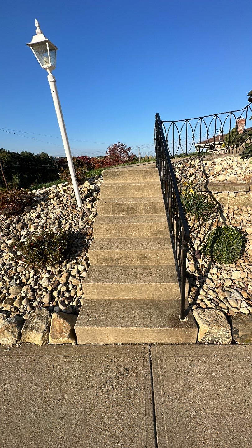 Driveway + Porch + Steps + Walkway Project in Robinson by Floors in a Day, Inc